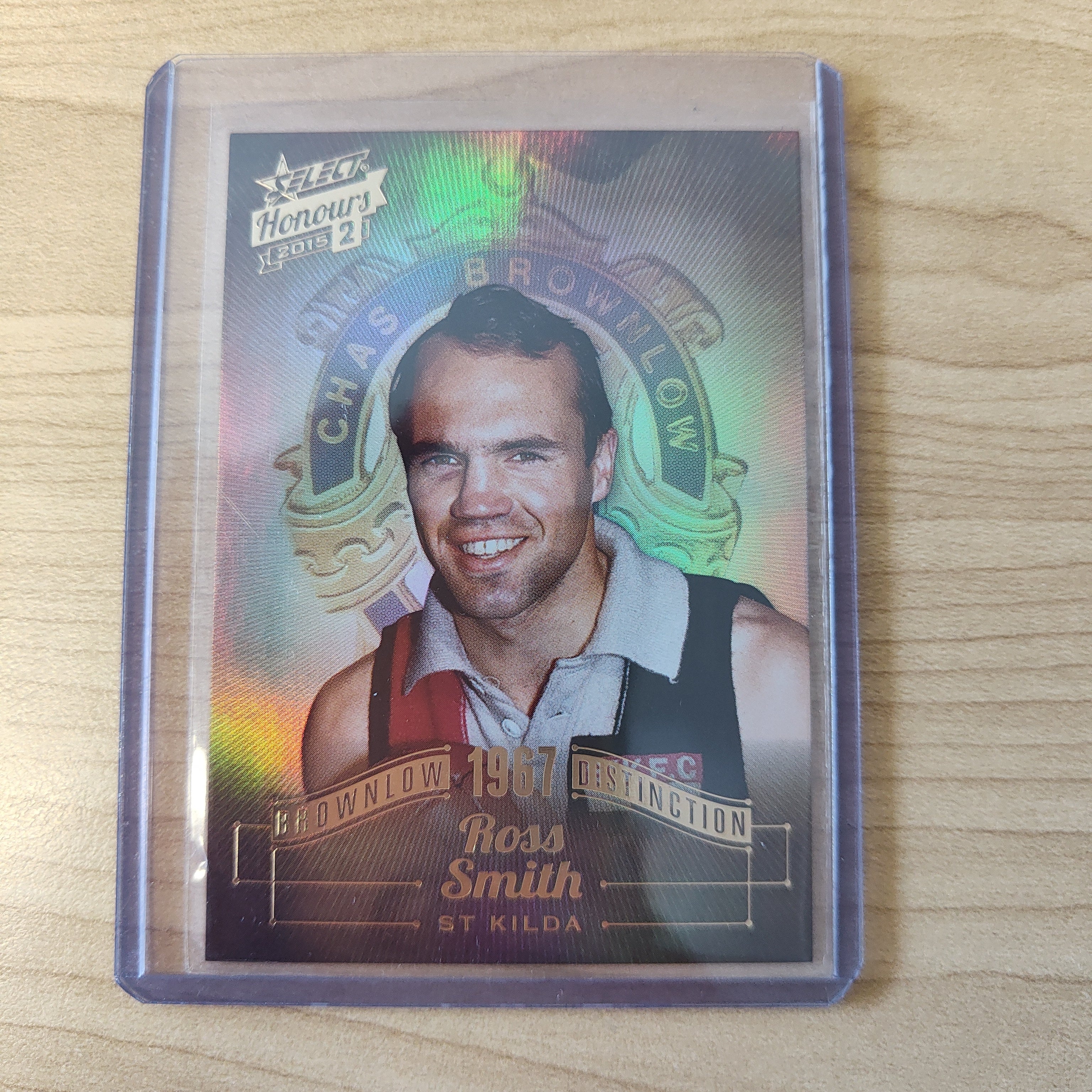 2015 Select Honours 2 Brownlow Distinction 1967 Ross Smith St Kilda LOW NUMBER