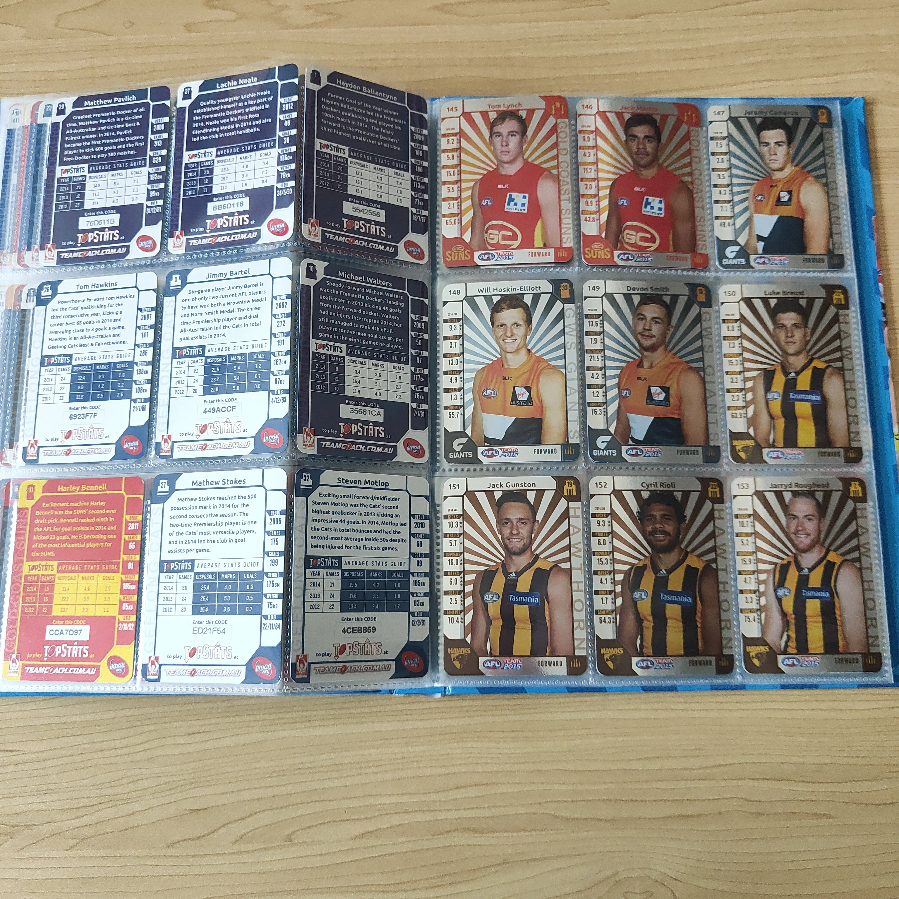 2015 Teamcoach Complete Silver Football Card Set In Album - Image 10
