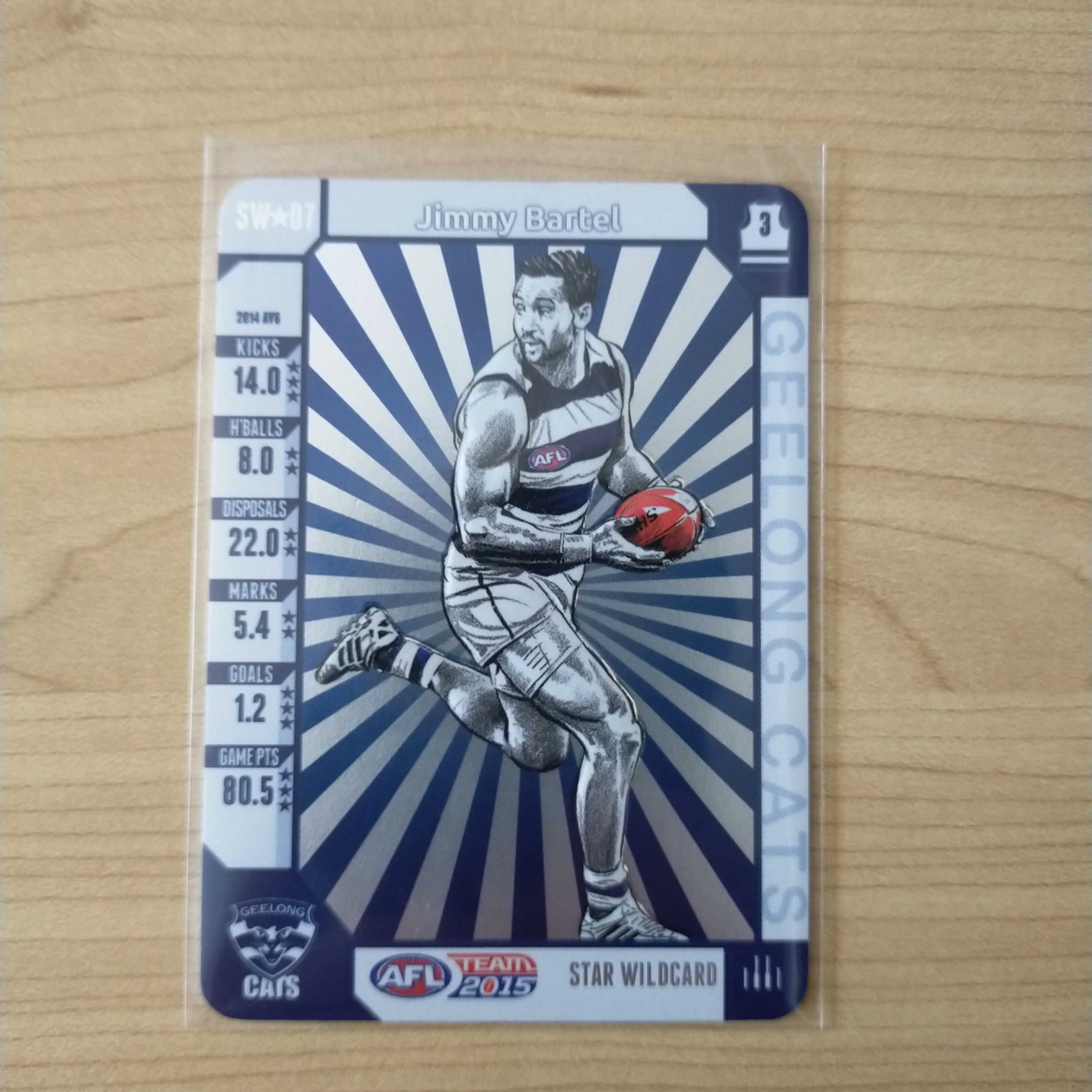 2015 Teamcoach Star Wildcard Jimmy Bartel Geelong SW-07