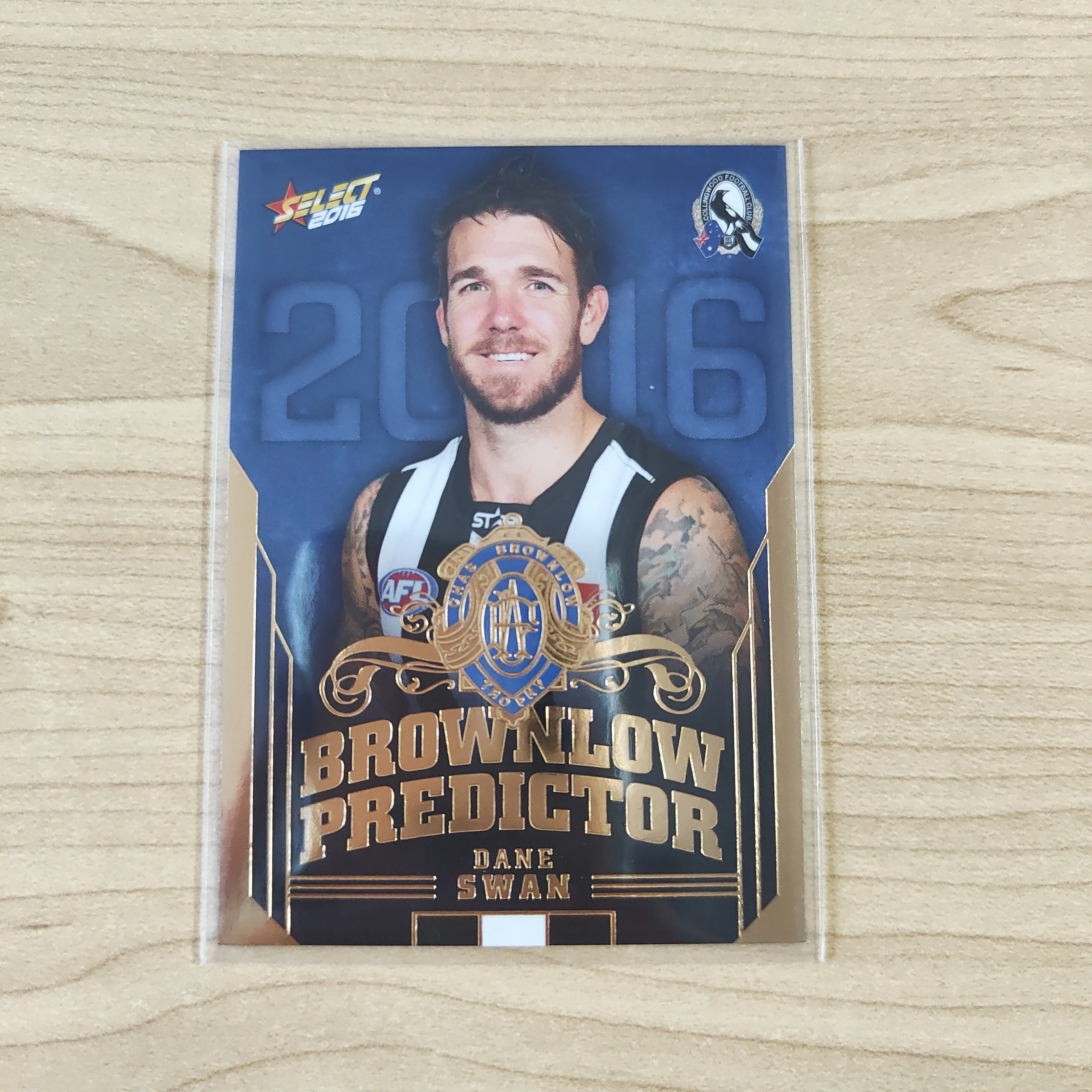 2016 AFL Select Brownlow Predictor Dane Swan Collingwood No.218/250