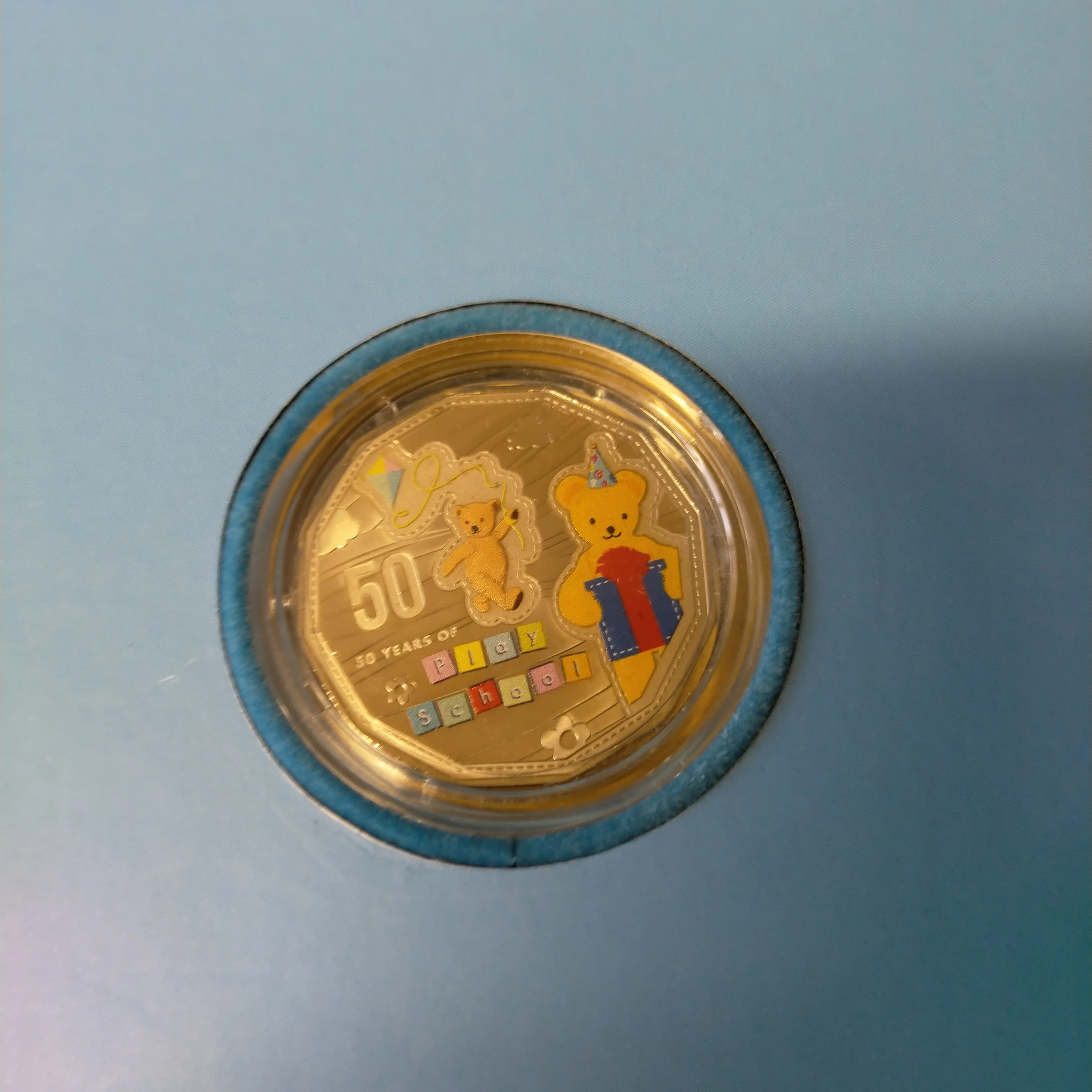 2016 Royal Australian Mint 50 Years of Play School Three Coin Uncirculated 50c Set - Image 6