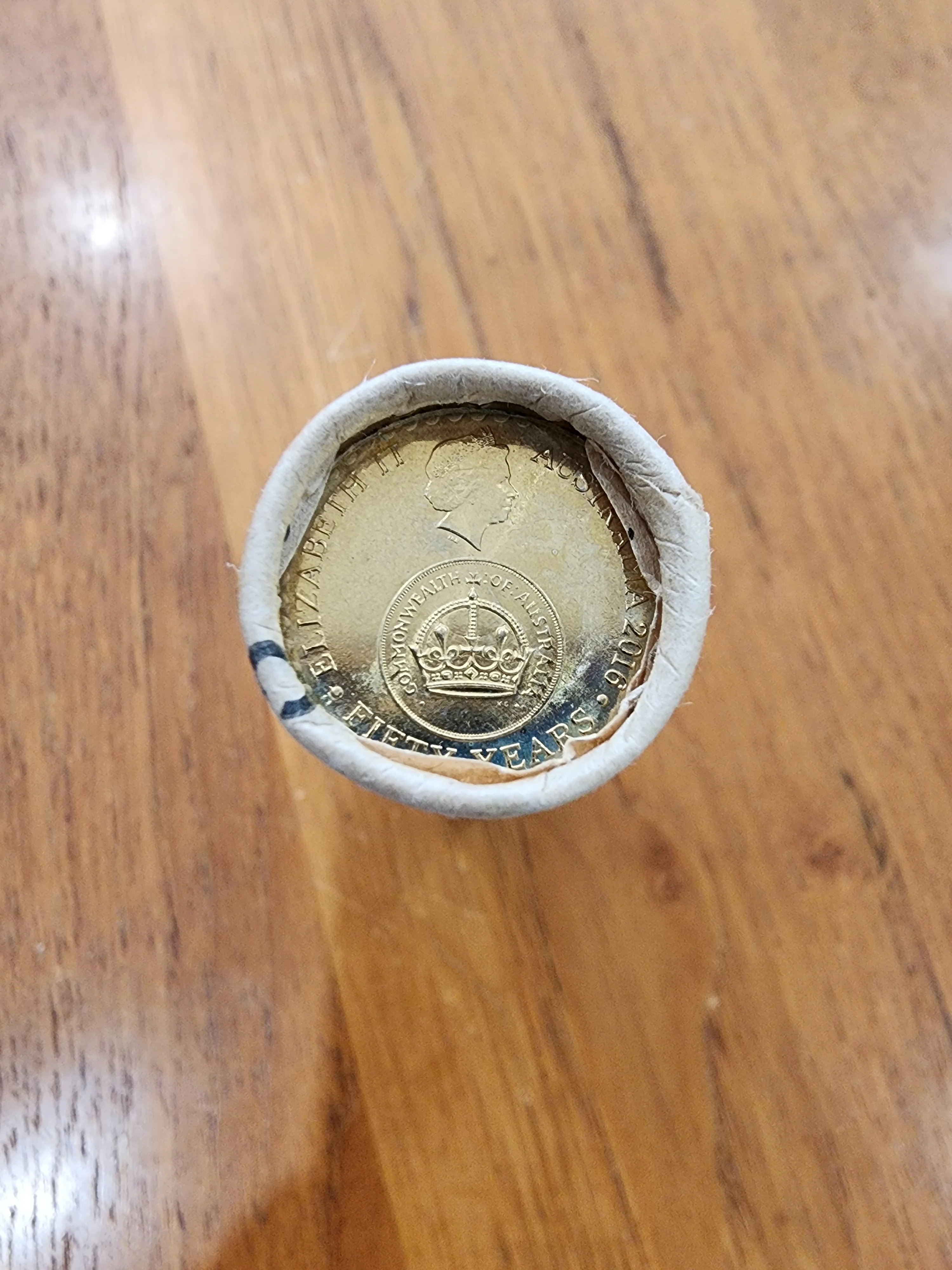Australia 2016 $2 Decimal Changeover MINT COIN ROLL 50 YEARS OF DECIMAL CURRENCY - Image 3