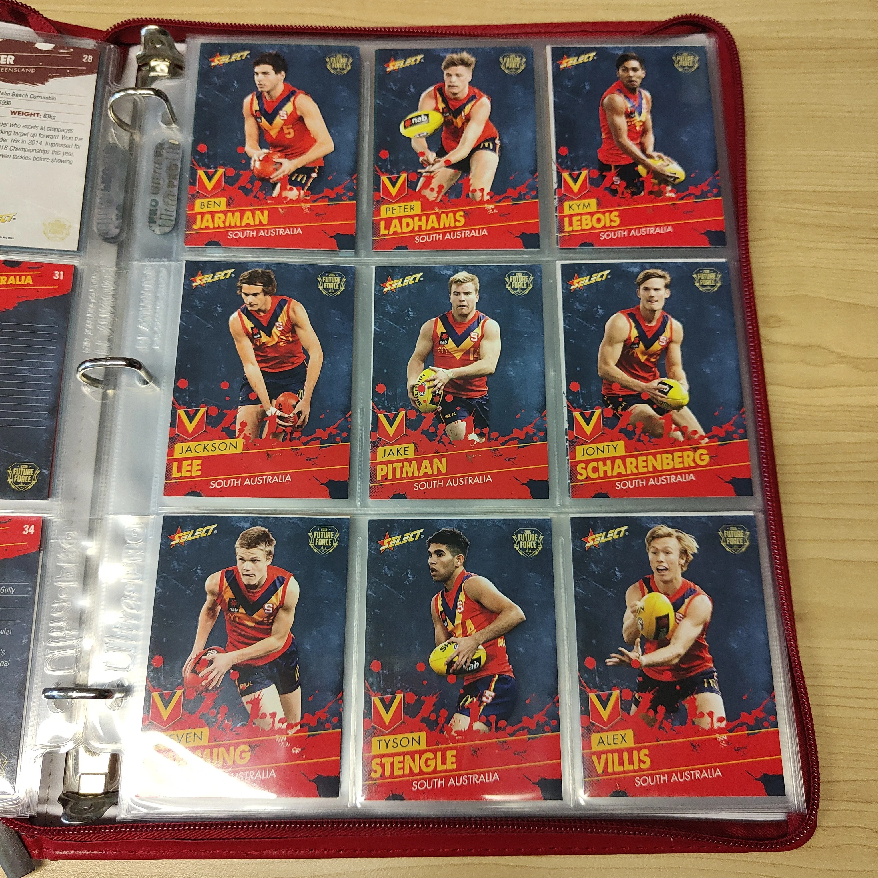 2016 Select Future Force Base Set, All Australian Set, Team Captains and Sheehan Selects in Folder - Image 3