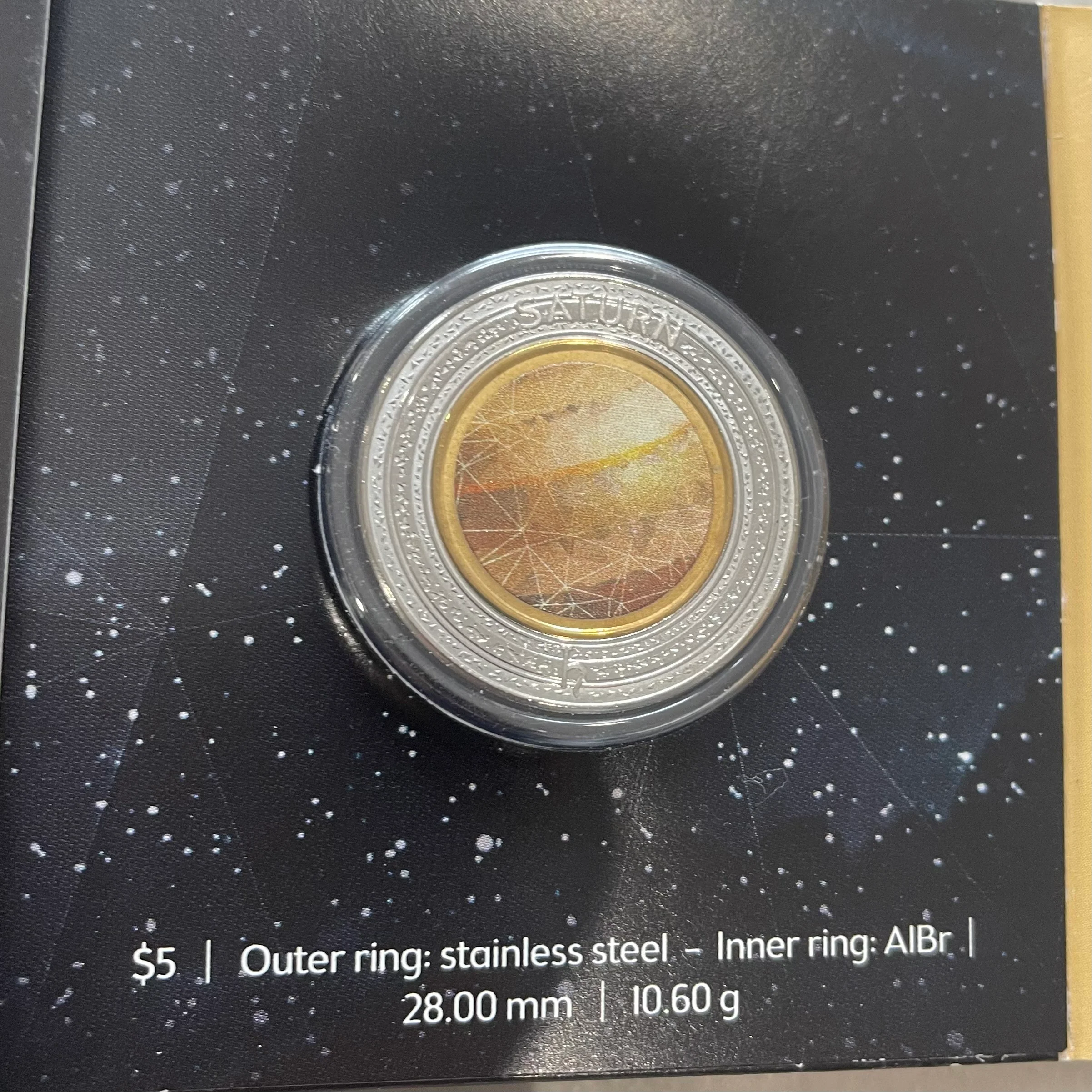 Australia 2017 Royal Australian Mint Planetary Coins 10 Coloured Coin Set - Image 8
