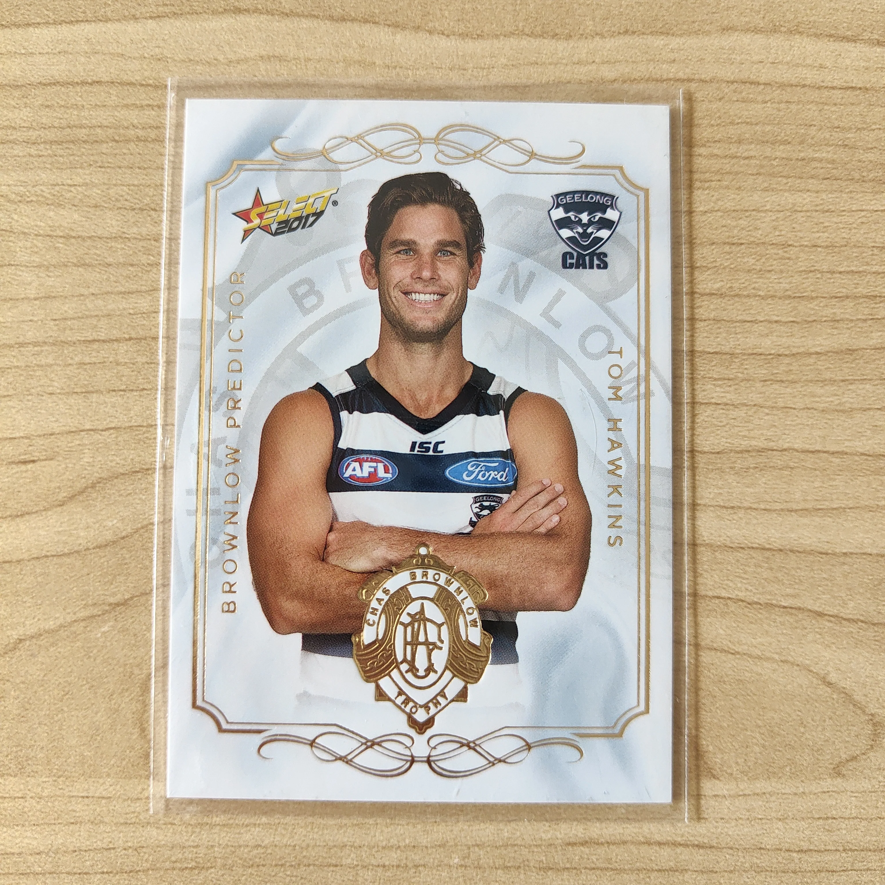2017 Select Footy Stars Brownlow Predictor Tom Hawkins Geelong 160/275