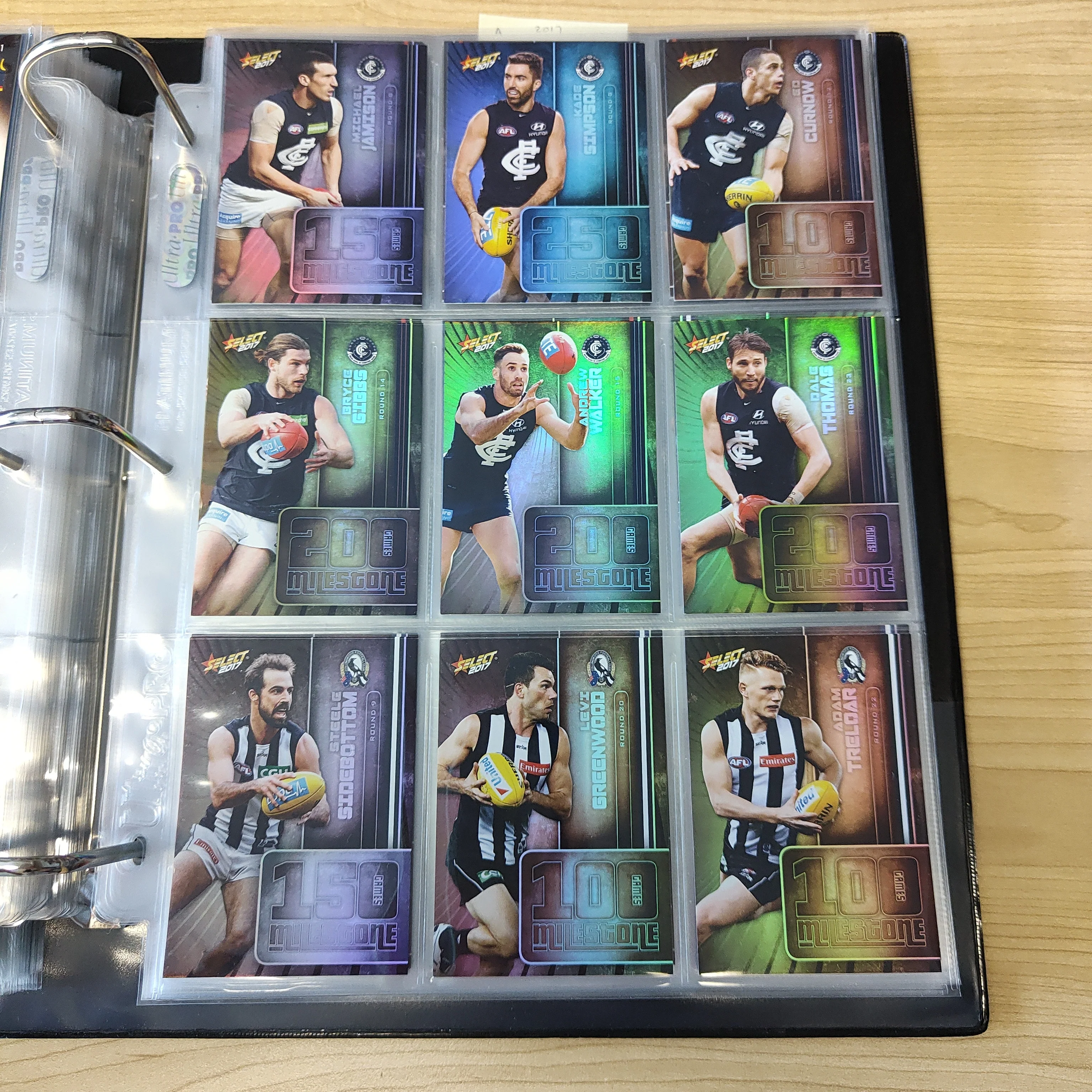 2017 Select Footy Stars Milestones Complete Set of 78 - Image 2