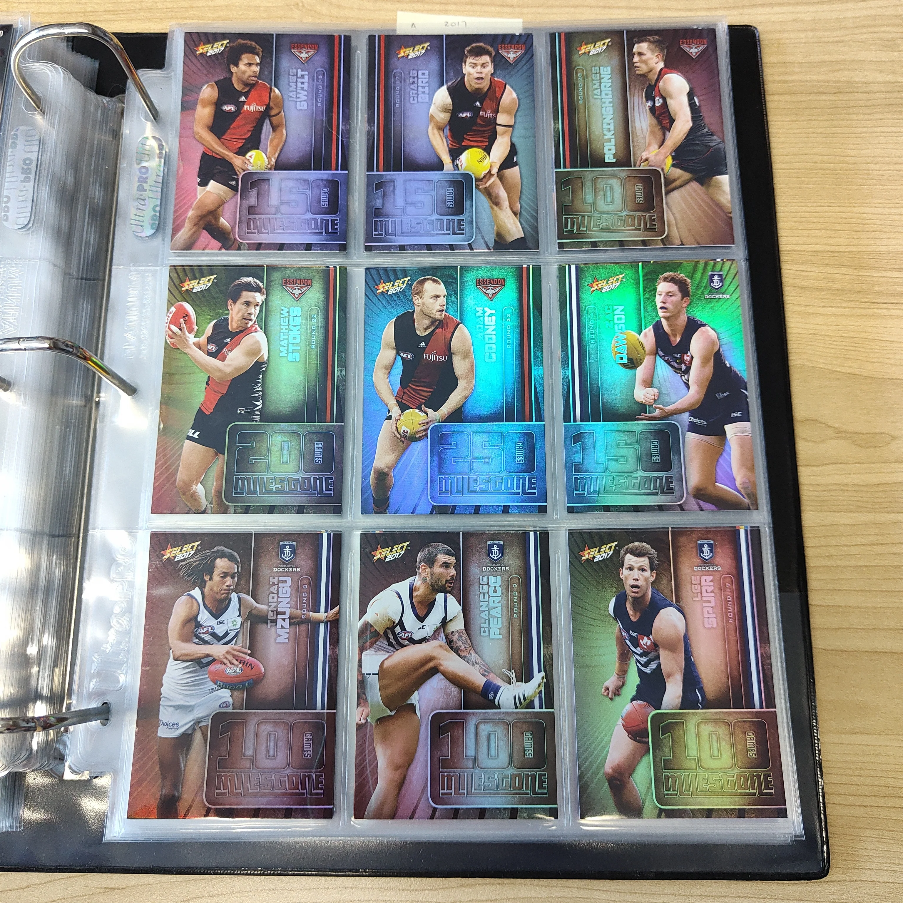 2017 Select Footy Stars Milestones Complete Set of 78 - Image 3