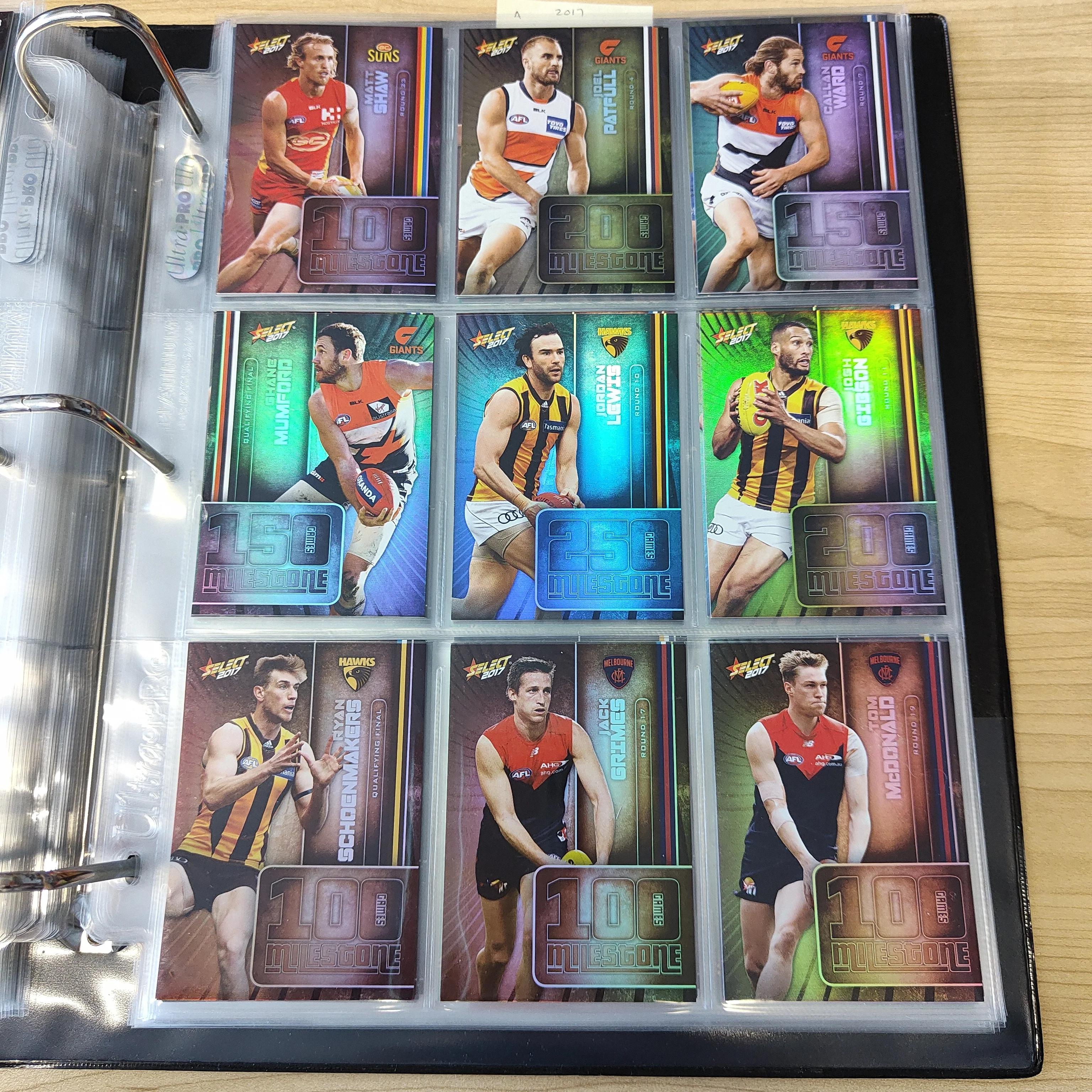 2017 Select Footy Stars Milestones Complete Set of 78 - Image 5
