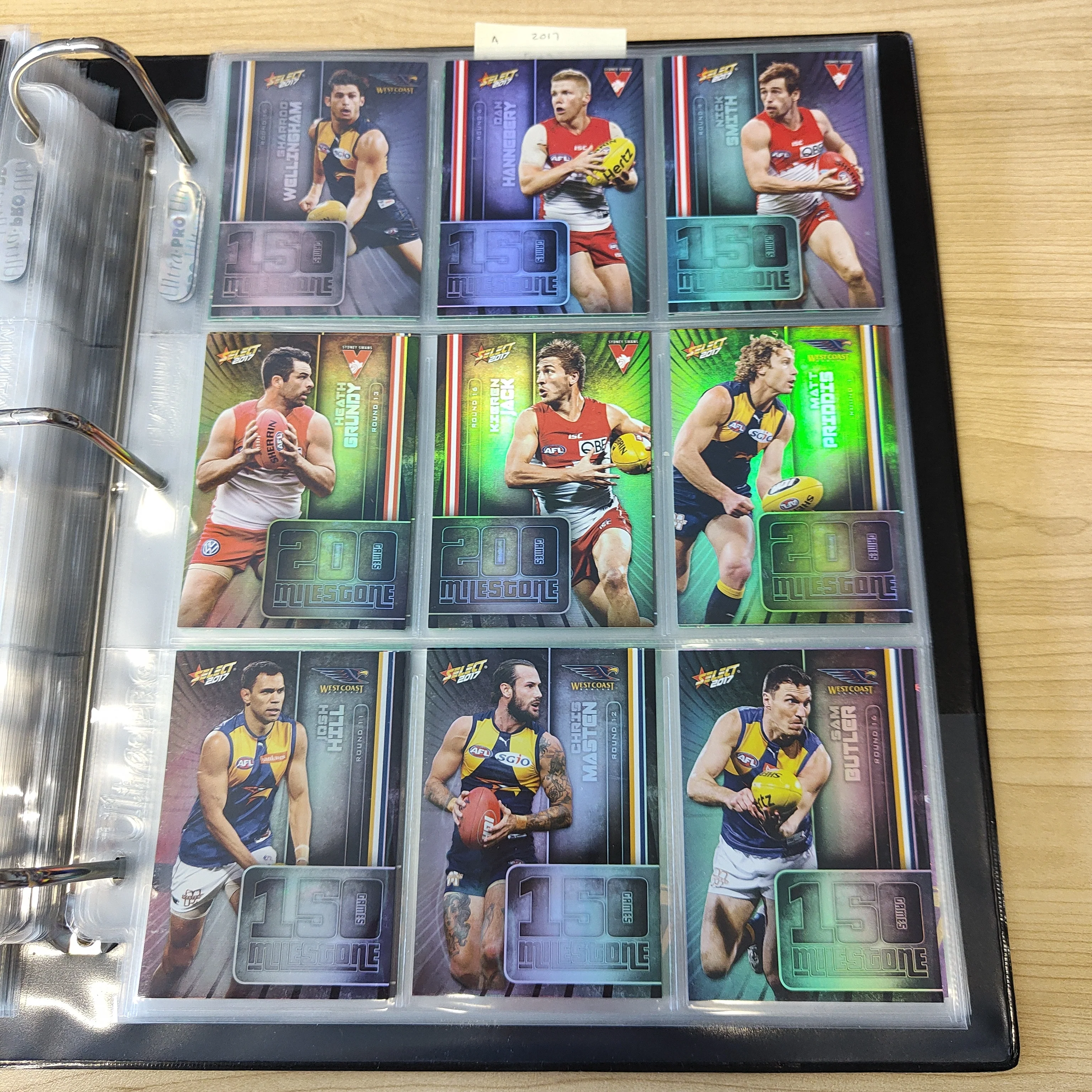 2017 Select Footy Stars Milestones Complete Set of 78 - Image 8
