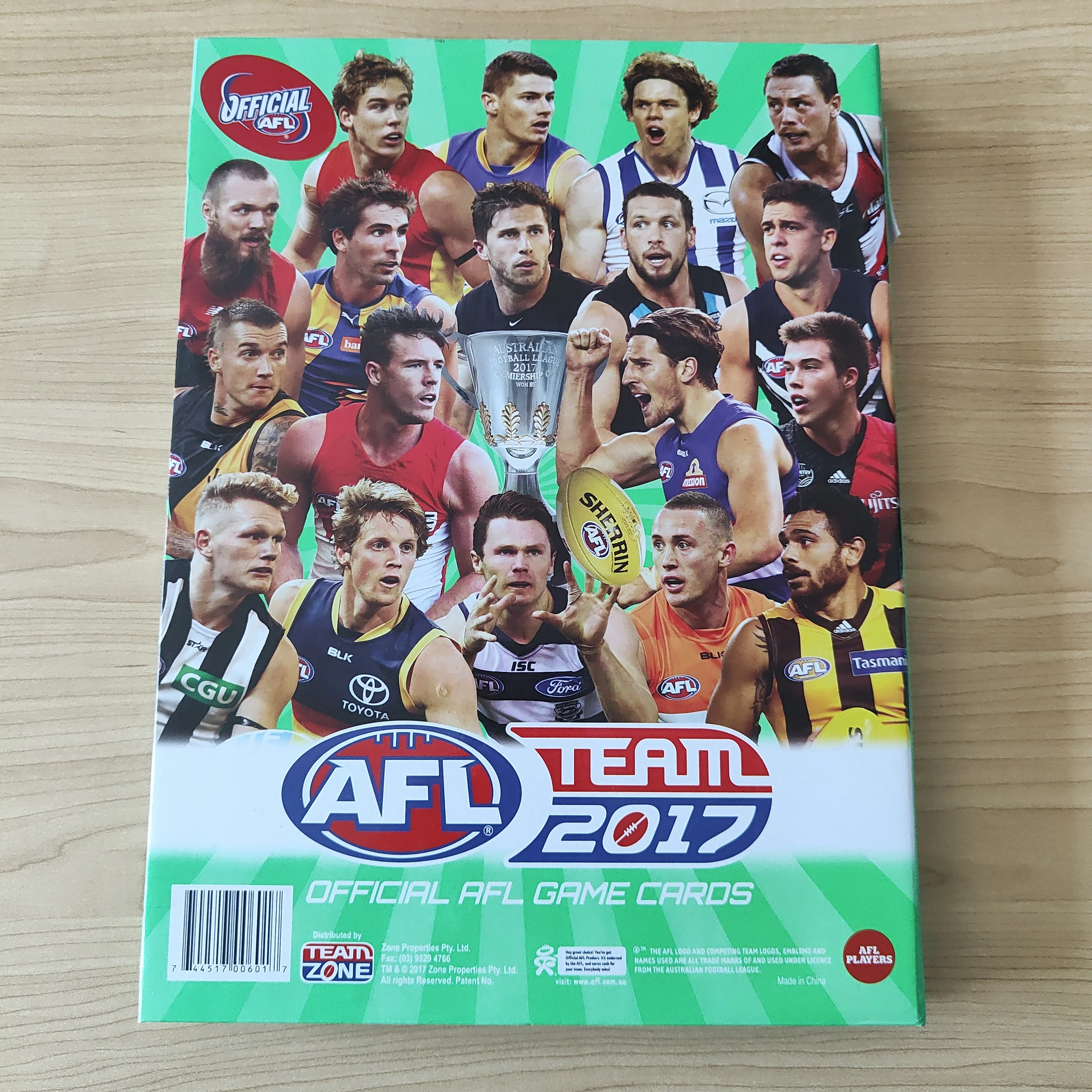 2017 Teamcoach Complete Gold Football Card Set In Album - Image 15