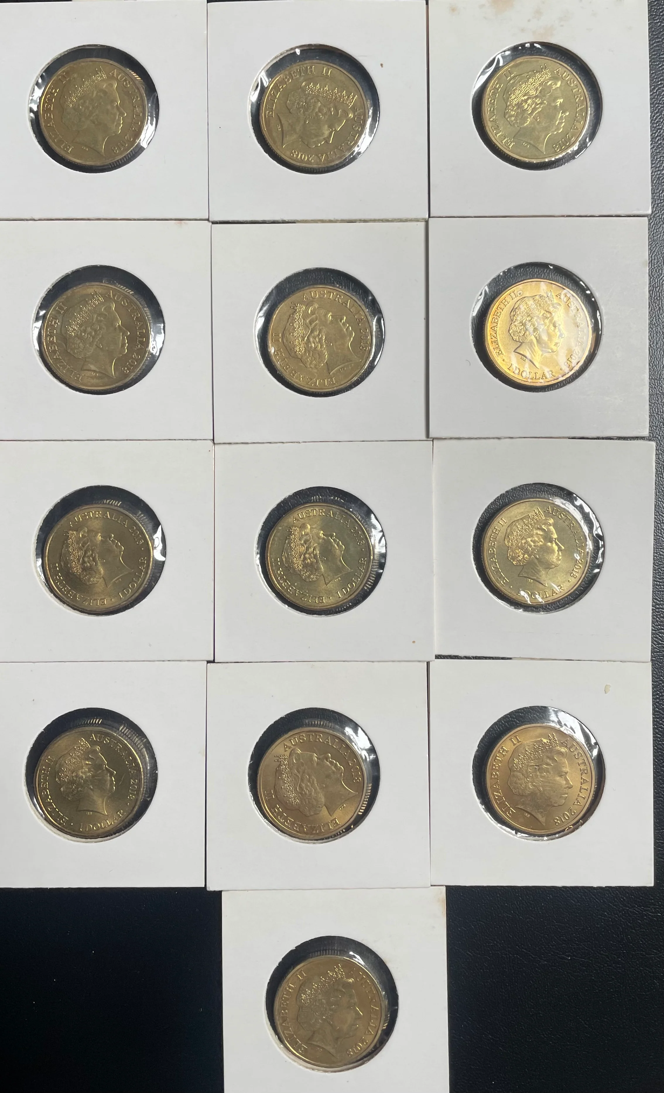 2018 $1  Complete Set of 11 Counterstamp and Privy Mark Coins - Image 2
