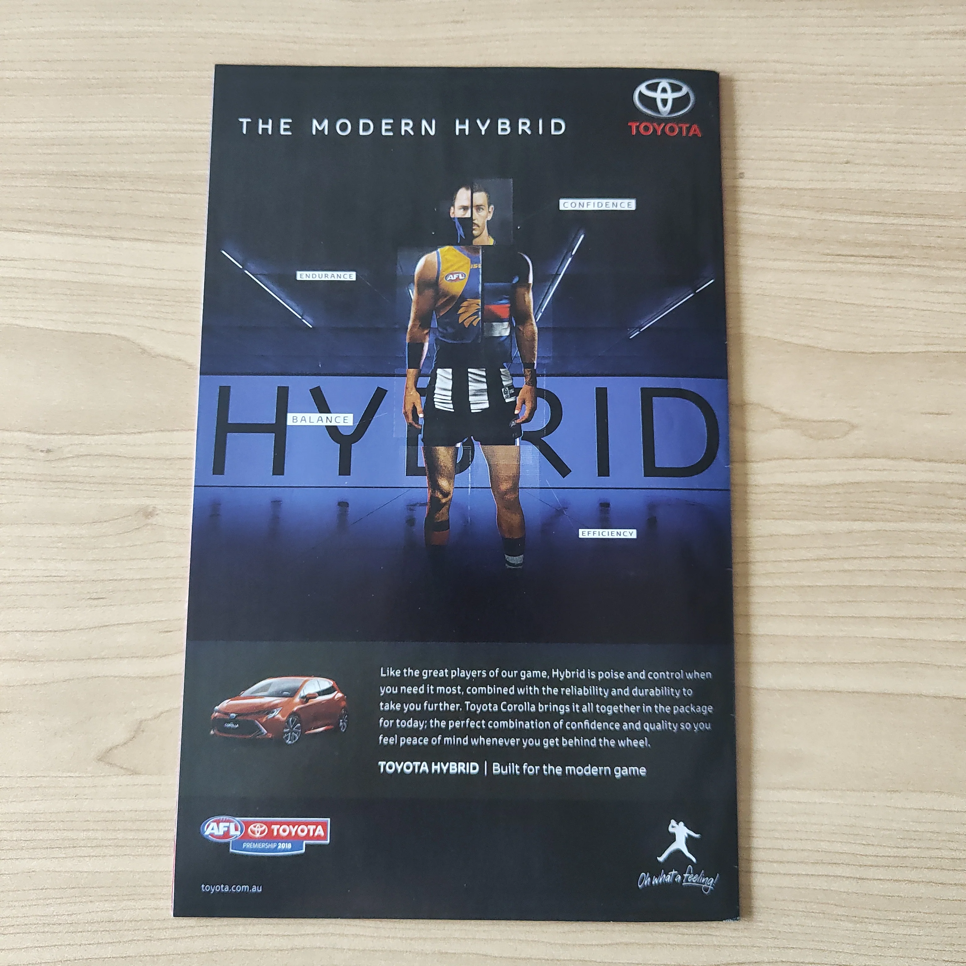 2018 AFL E. J. Whitten Legends Game Football Record All Stars v Victoria - Image 3