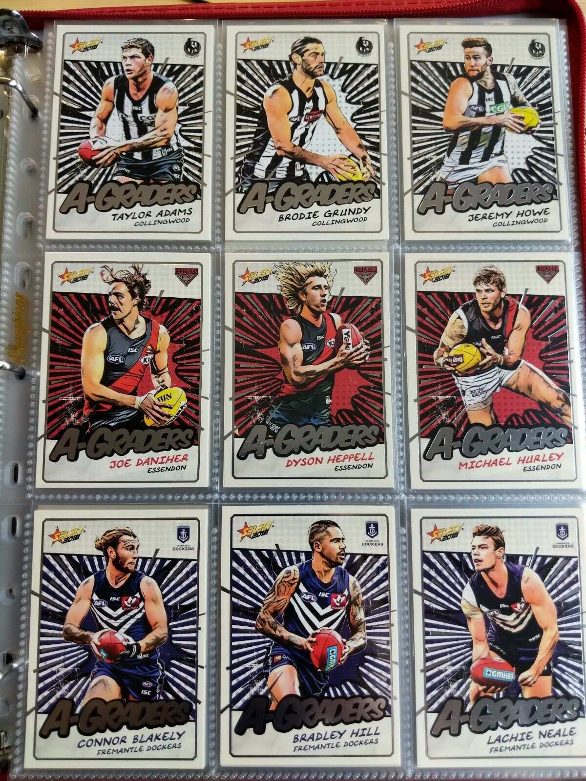 2018 AFL Select Footy Stars A Graders Complete Set - Image 2