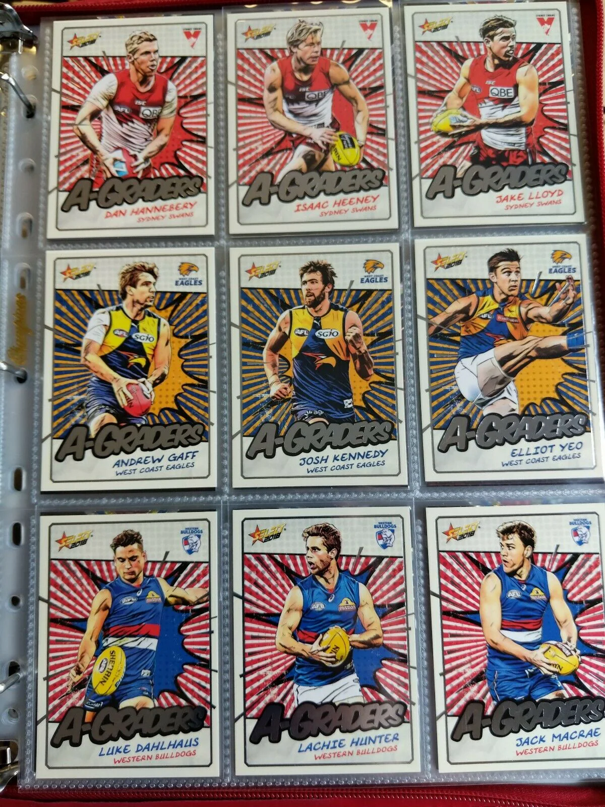 2018 AFL Select Footy Stars A Graders Complete Set - Image 6
