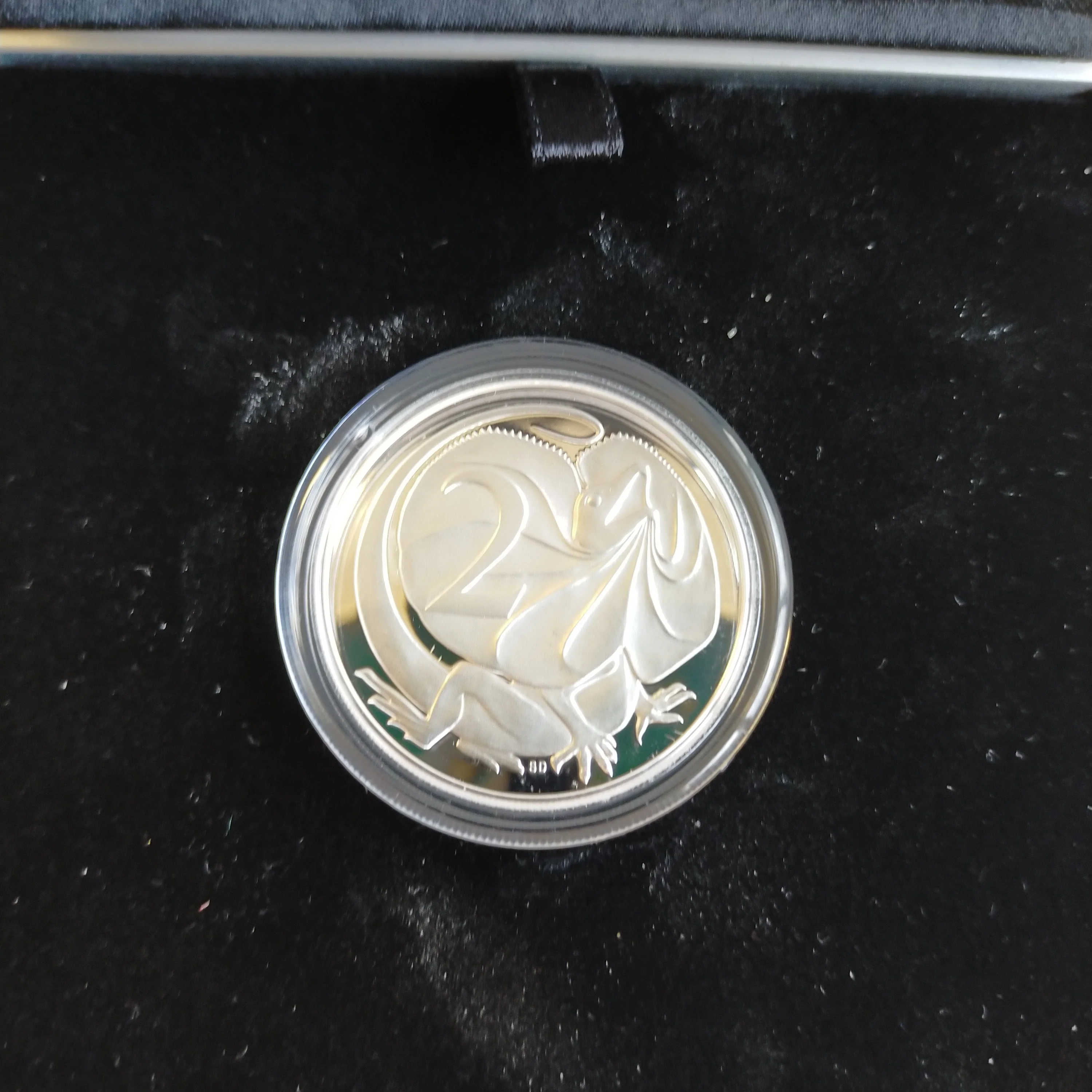 2018 Royal Australian Mint 2c Decimal Designs In Perspective High Relief 1oz .999 Silver Proof Coin - Image 2