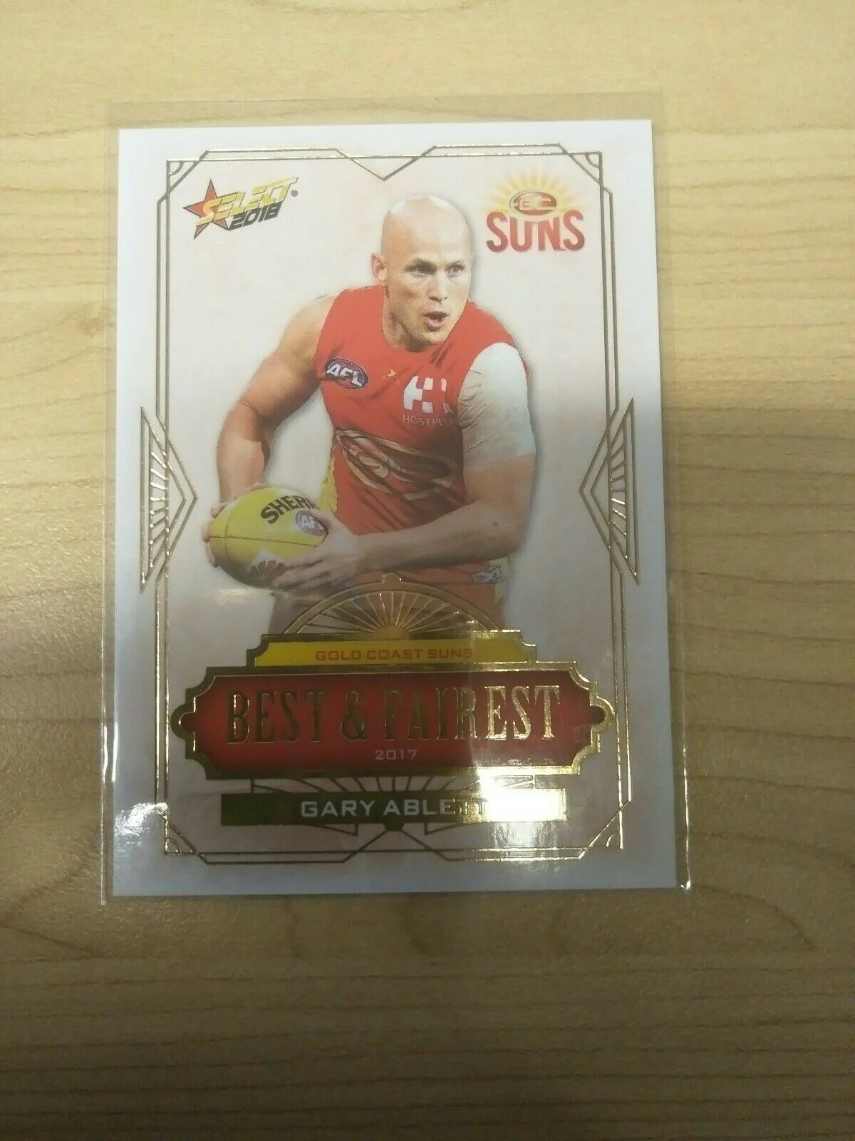 2018 Select  Footy Stars Best & Fairest Gary Ablett Gold Coast
