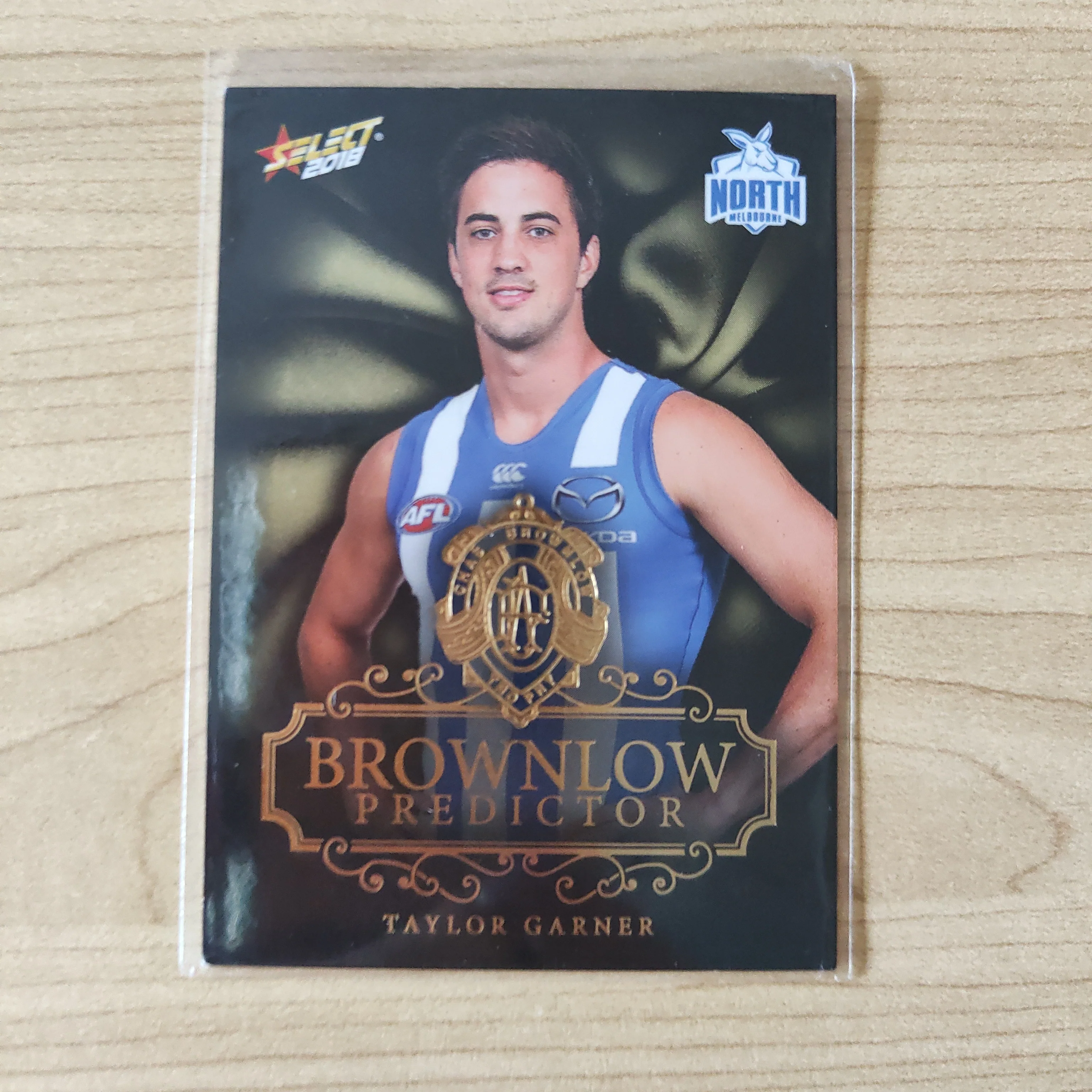 2018 Select Footy Stars Gold Brownlow Predictor Taylor Garner North Melbourne 174/250