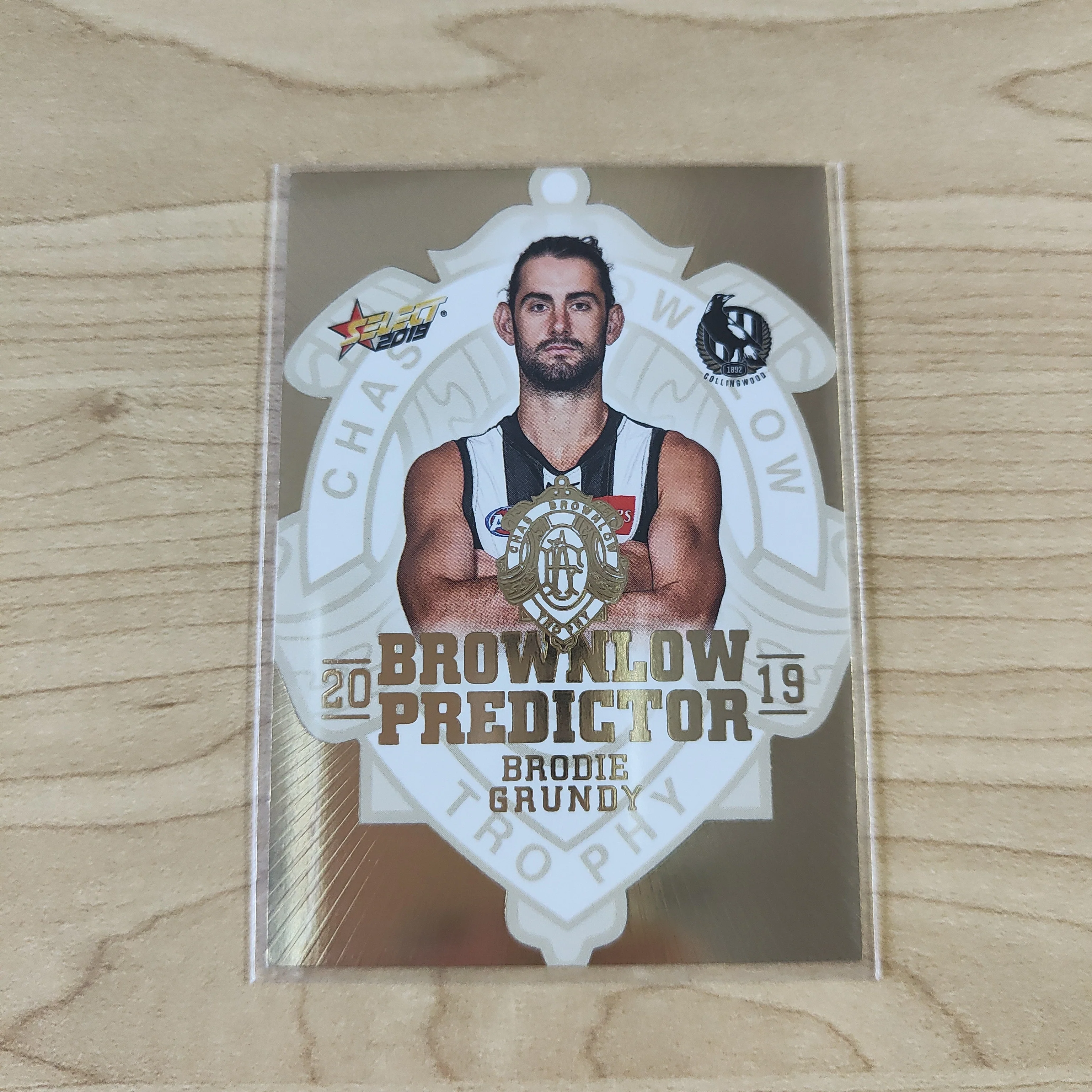 2019 AFL Select Brownlow Predictor Brodie Grundy Collingwood No.026/225