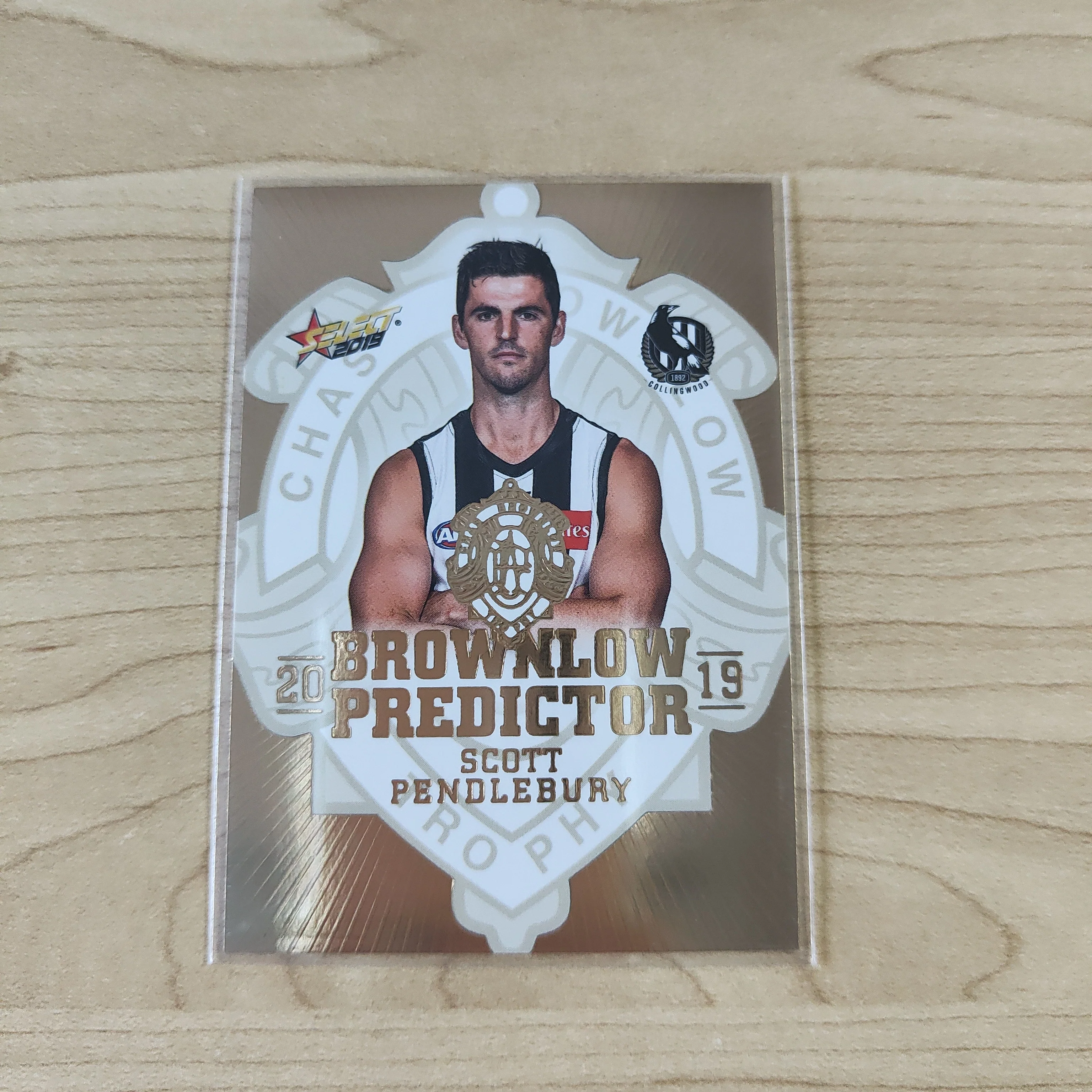 2019 AFL Select Brownlow Predictor Scott Pendlebury Collingwood No.058/225