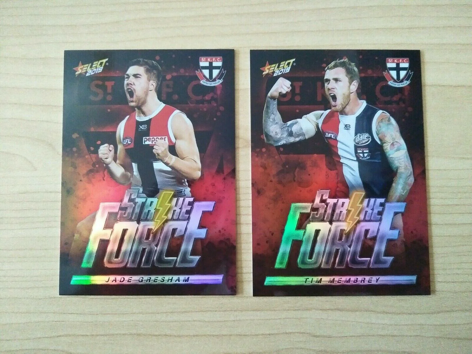 2019 AFL Select Footy Stars St Kilda Saints Inserts x12 - Image 4