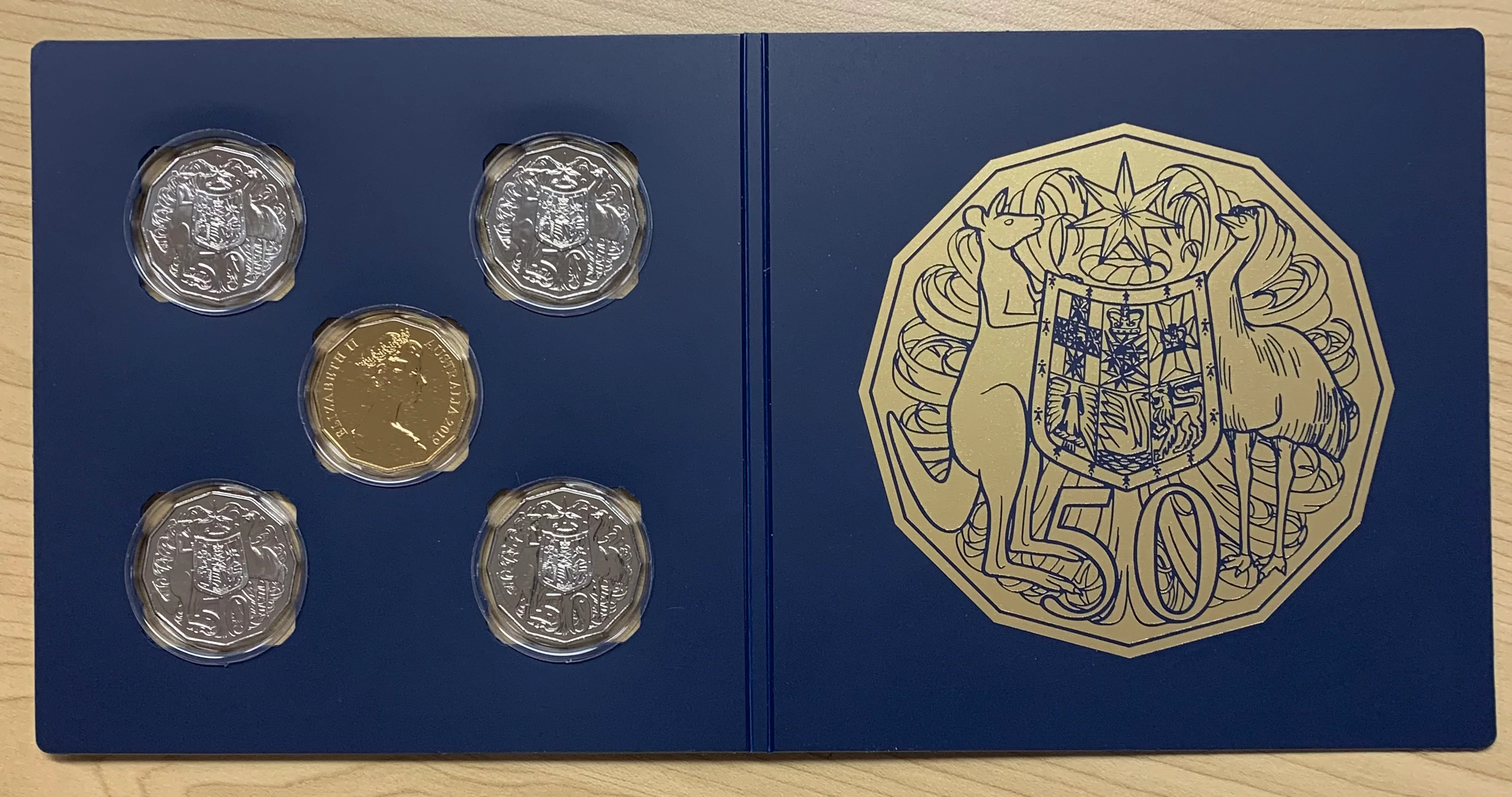 Australia 2019 Royal Australian Mint 50th Anniversary 50c Coin Set - Image 2
