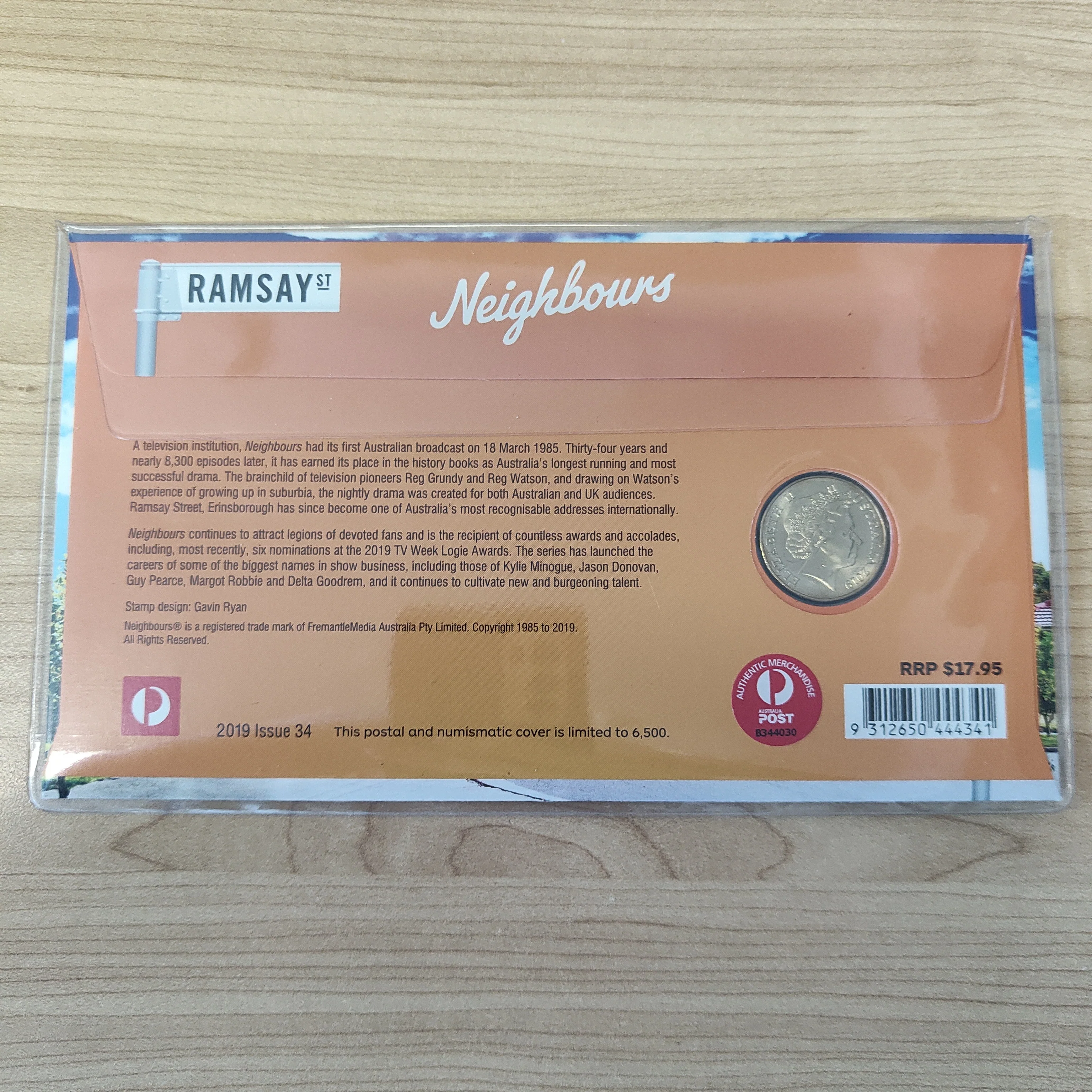 2019 Australia Post Neighbours $1 PNC First Day of Issue - Image 2
