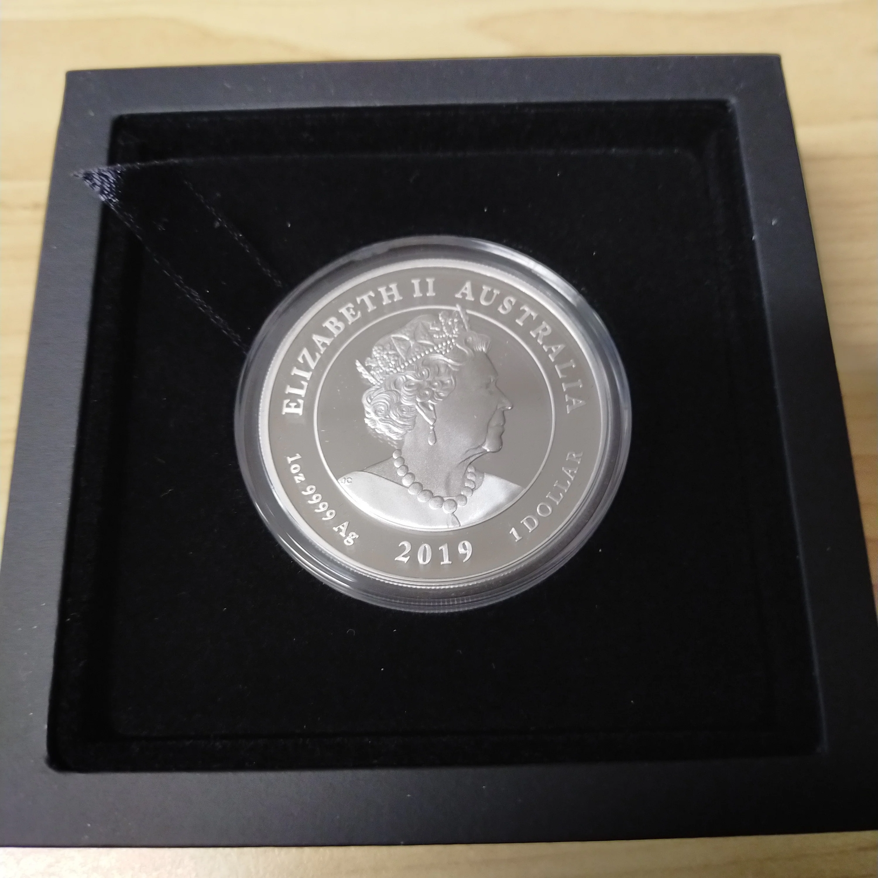 Australia 2019 Perth Mint 50th Anniversary of the Moon Landing 1oz Silver Proof Coin - Image 3