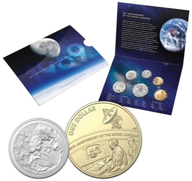 Australia 2019 RAM 50th Anniversary of The Moon Landing Uncirculated Set