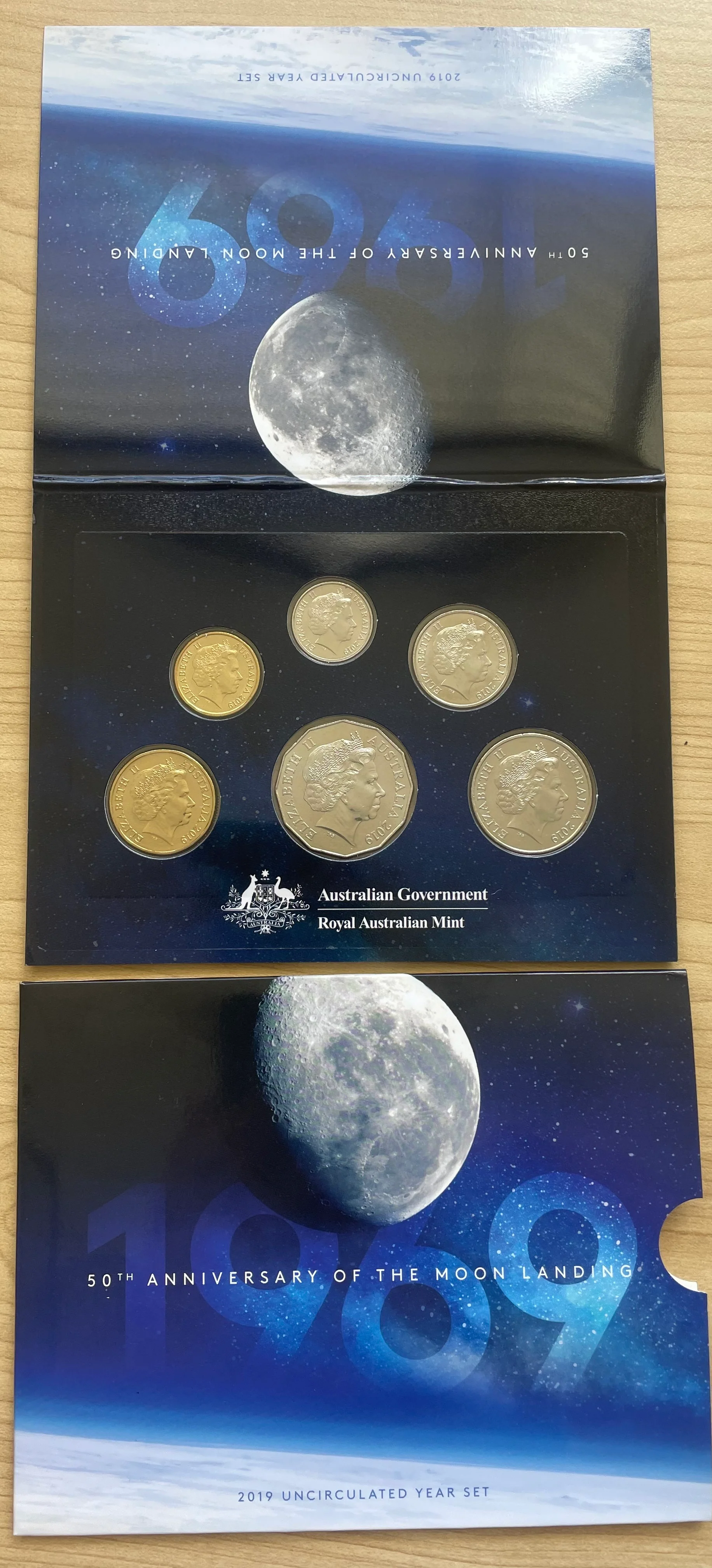 Australia 2019 RAM 50th Anniversary of The Moon Landing Uncirculated Set - Image 3