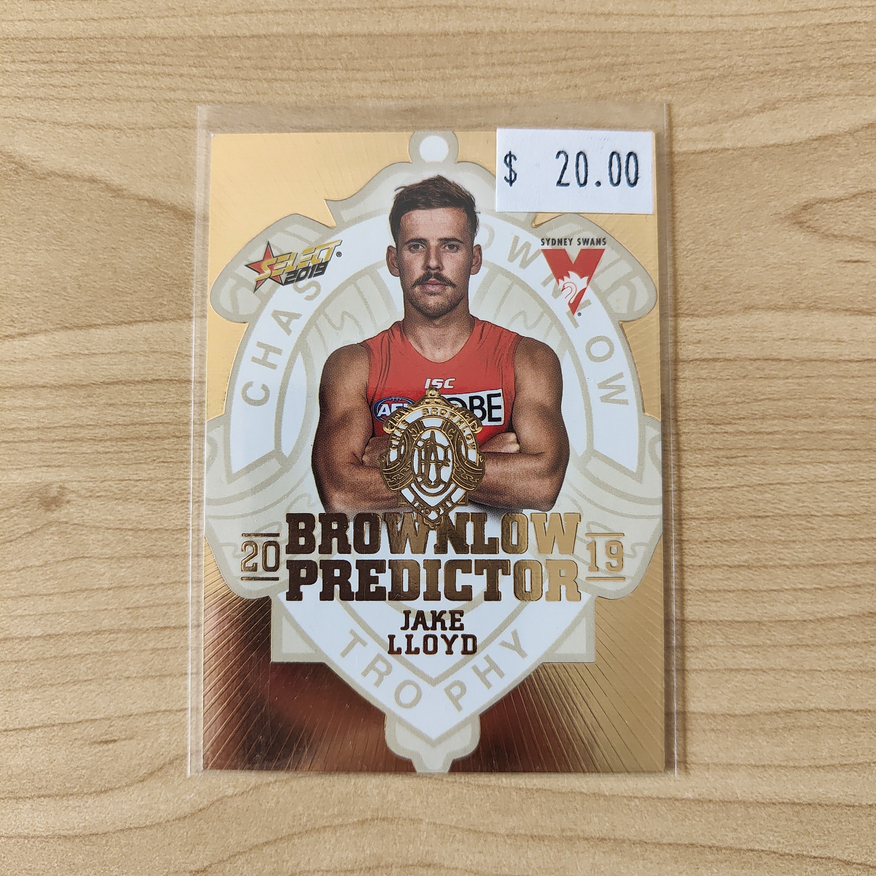 2019 Select Gold Brownlow Predictor Jake Lloyd Sydney