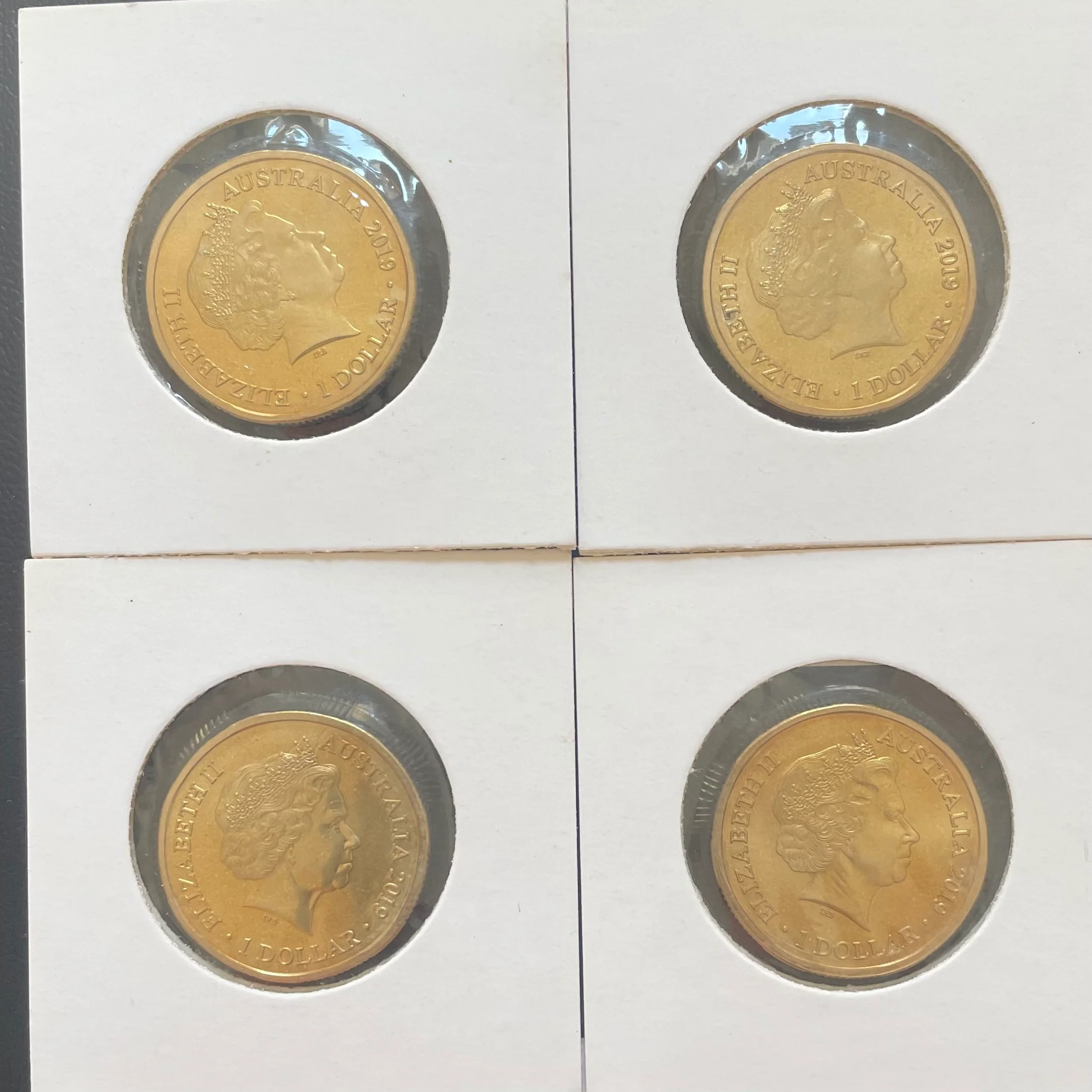 2019 THE BOLD BAD & UGLY DOLLAR 4 $1 Coin Uncirculated C, B, S & M Privy Mark Set - Image 2