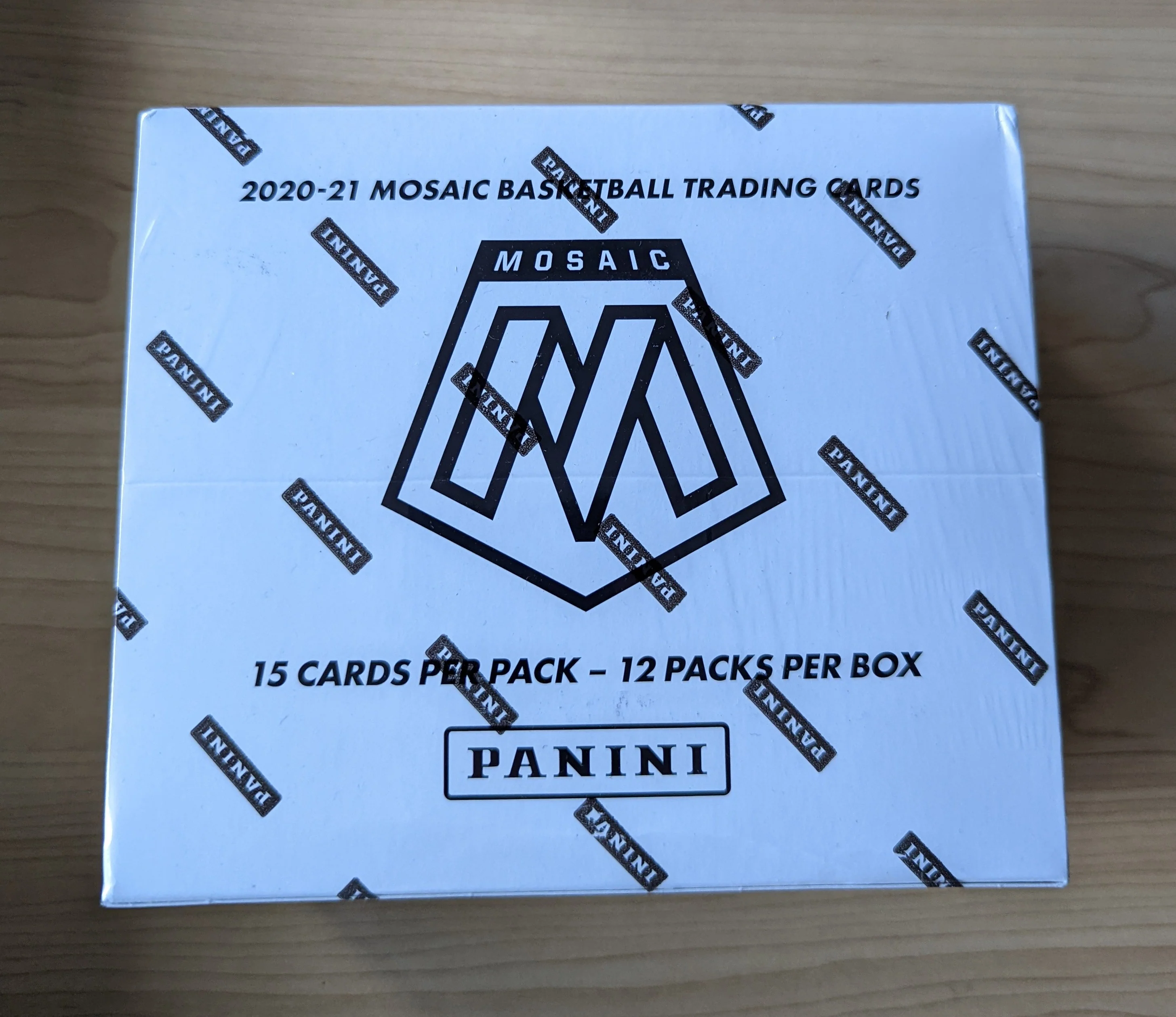 NBA 2020-21 Basketball Panini Mosaics Hobby 12 pack box