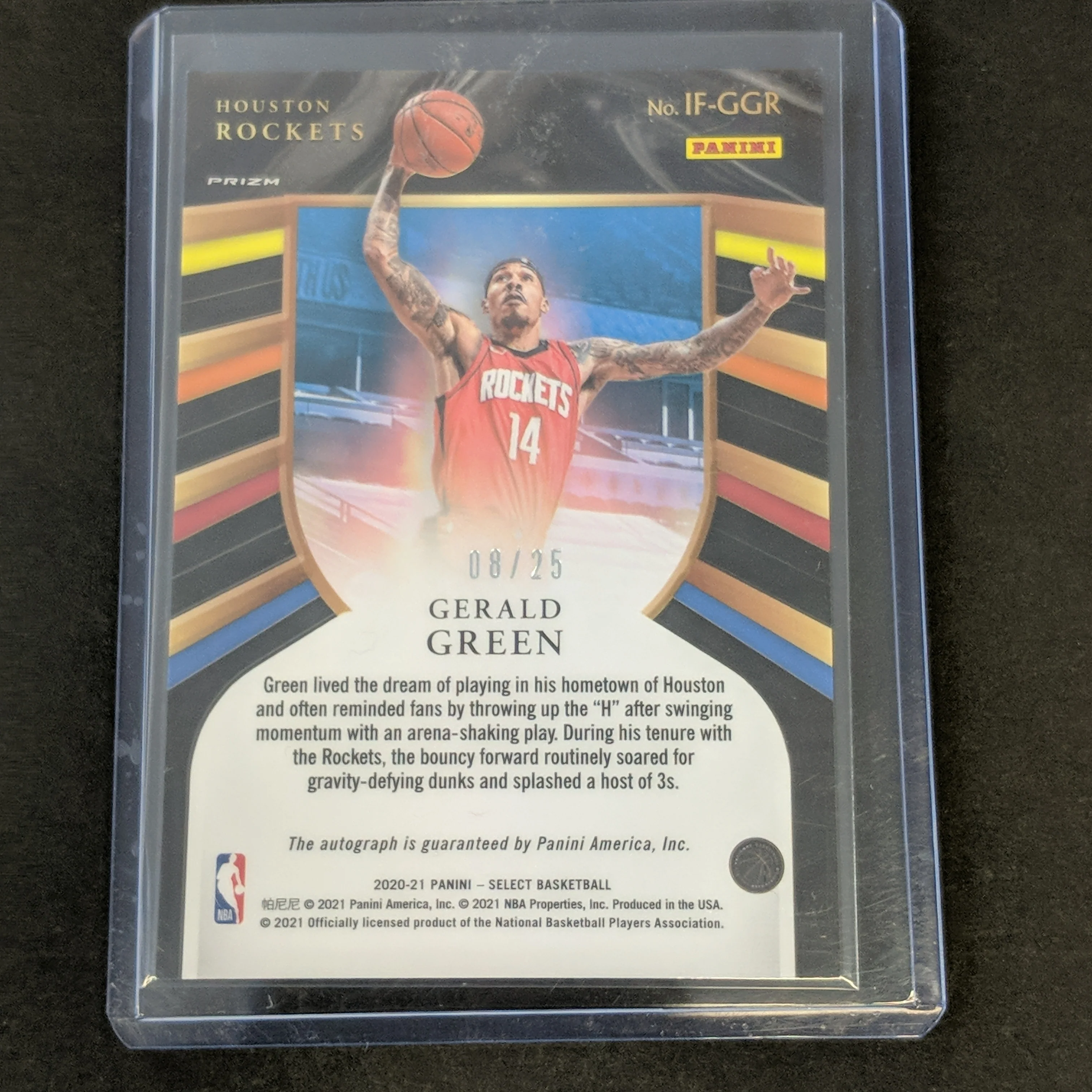 2020-21 Panini Select Prizm Gerald Green - Image 2