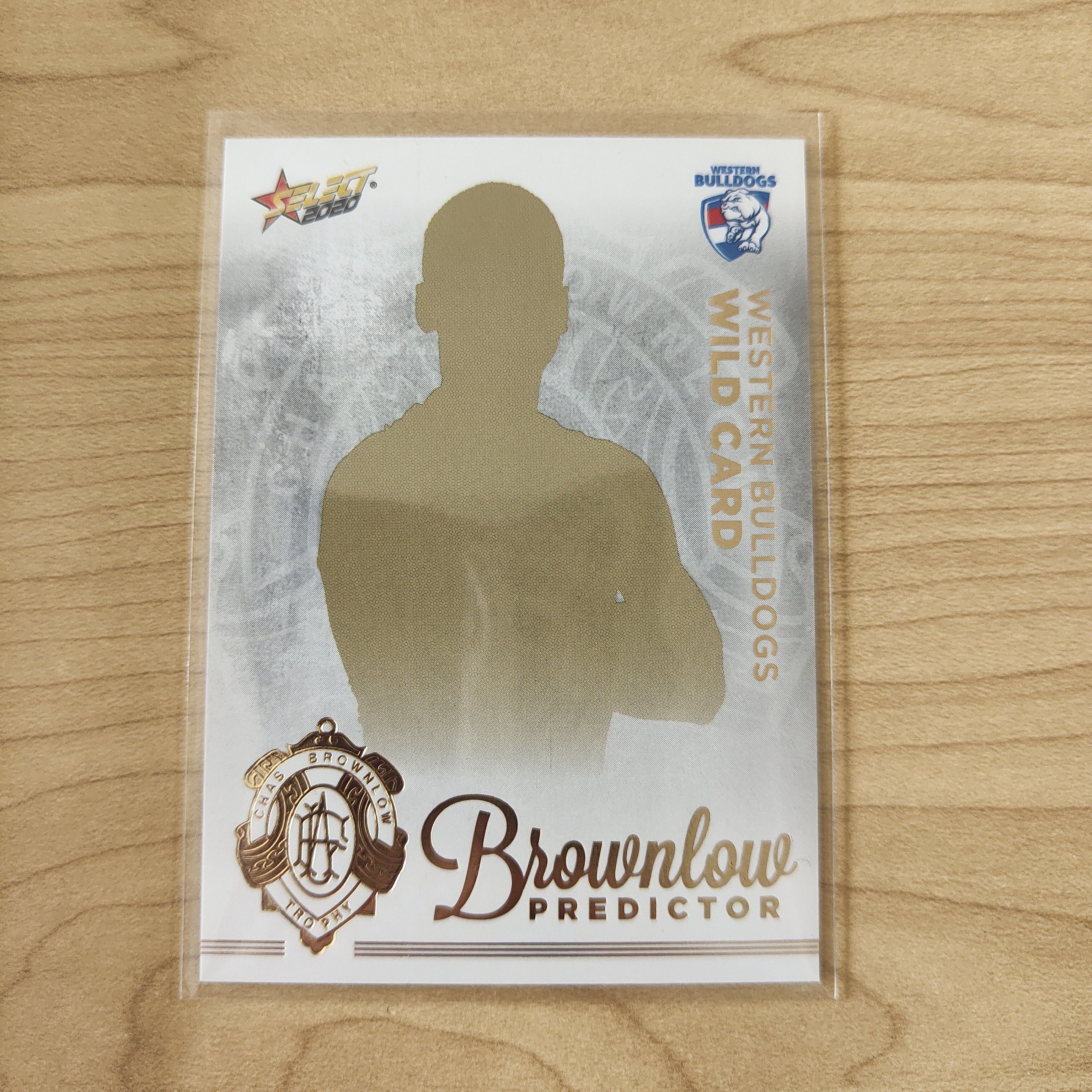 2020 AFL Select Prestige Platinum Brownlow Predictor Western Bulldogs Wild Card LOW NUMBER 008/140