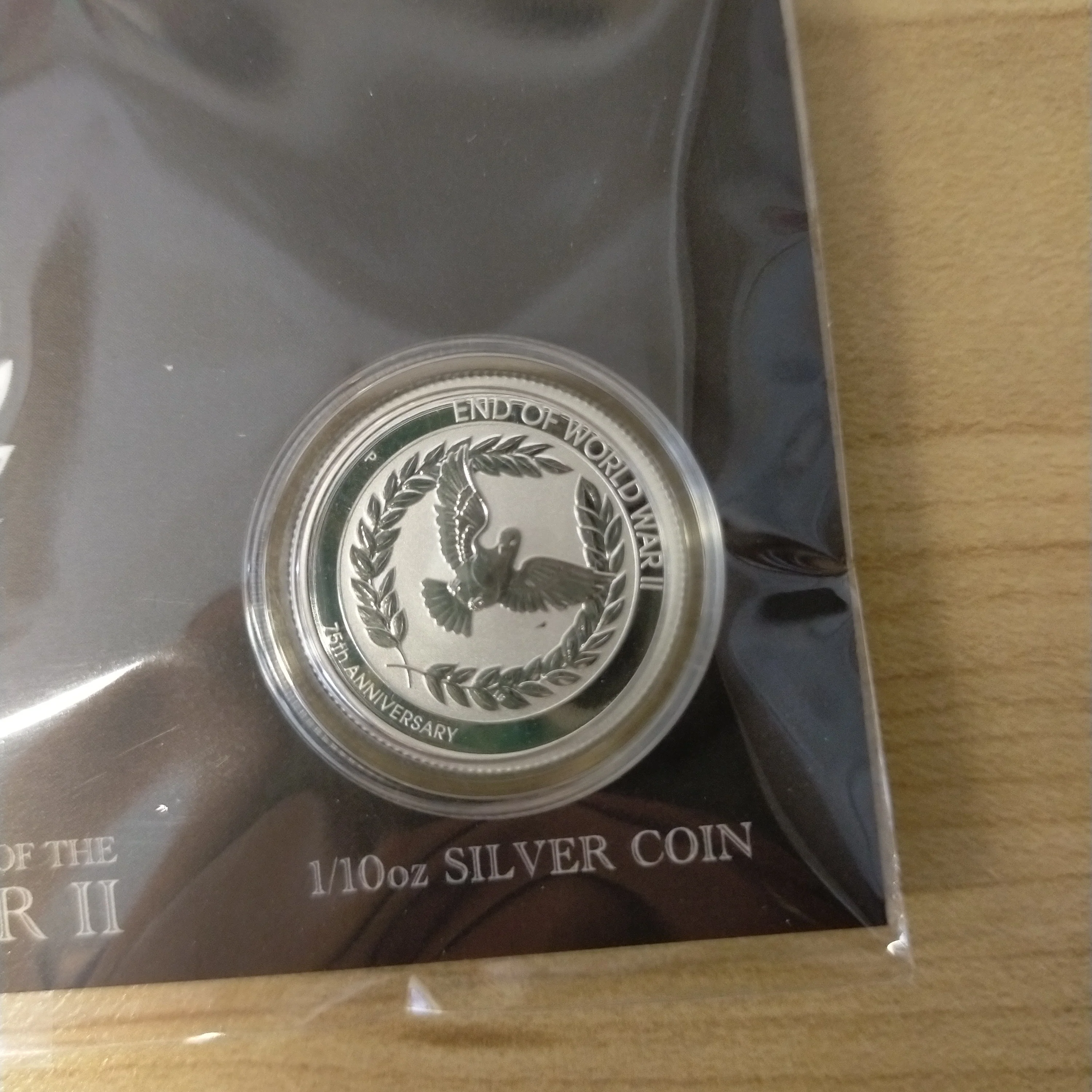 Australia 2020 Perth Mint 10c Commemorating The 75th Anniversary of the End of WWII 1/10oz Silver Coin - Image 2