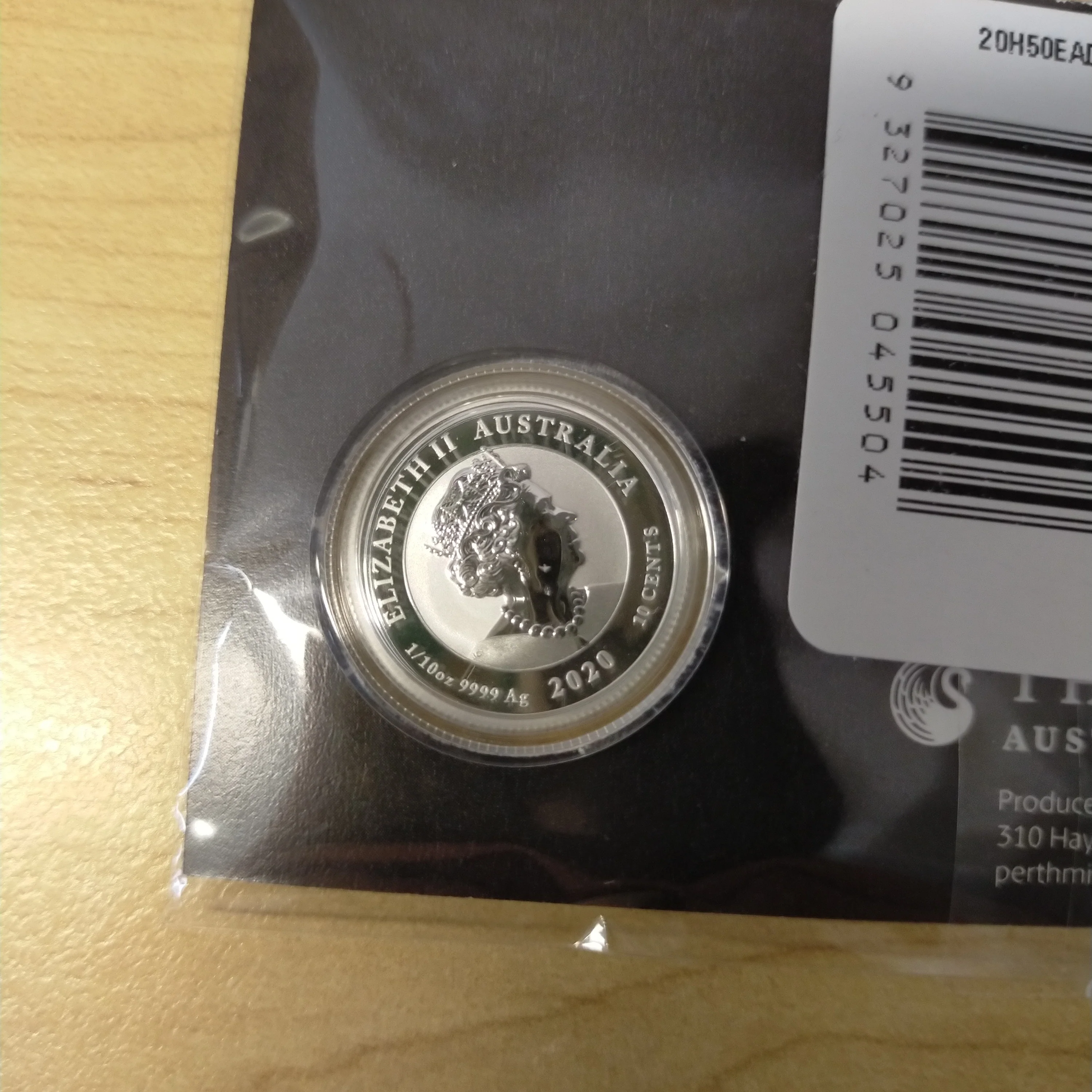 Australia 2020 Perth Mint 10c Commemorating The 75th Anniversary of the End of WWII 1/10oz Silver Coin - Image 3