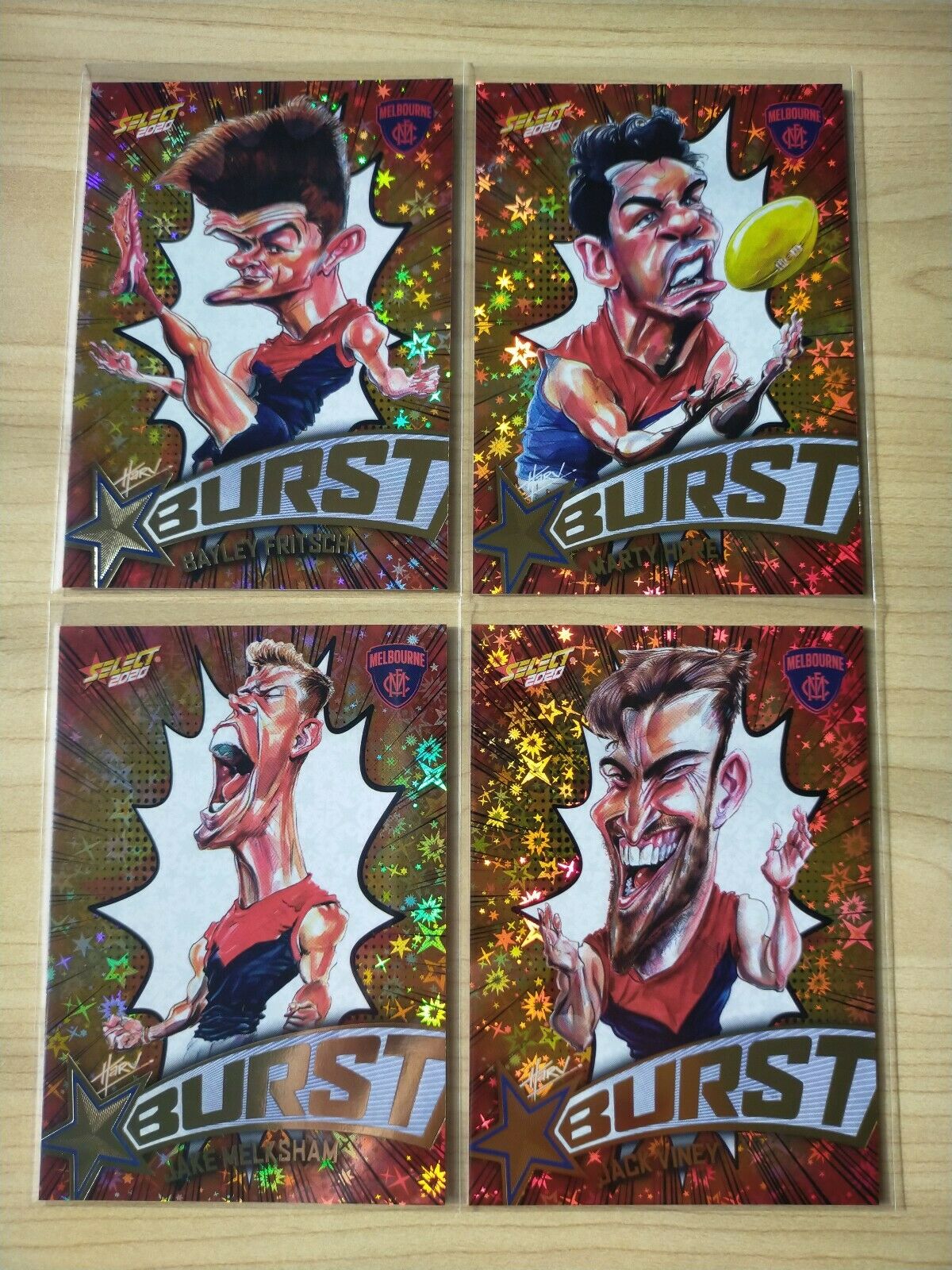 2020 Select Footy Stars Explosion Starburst Team Set Melbourne