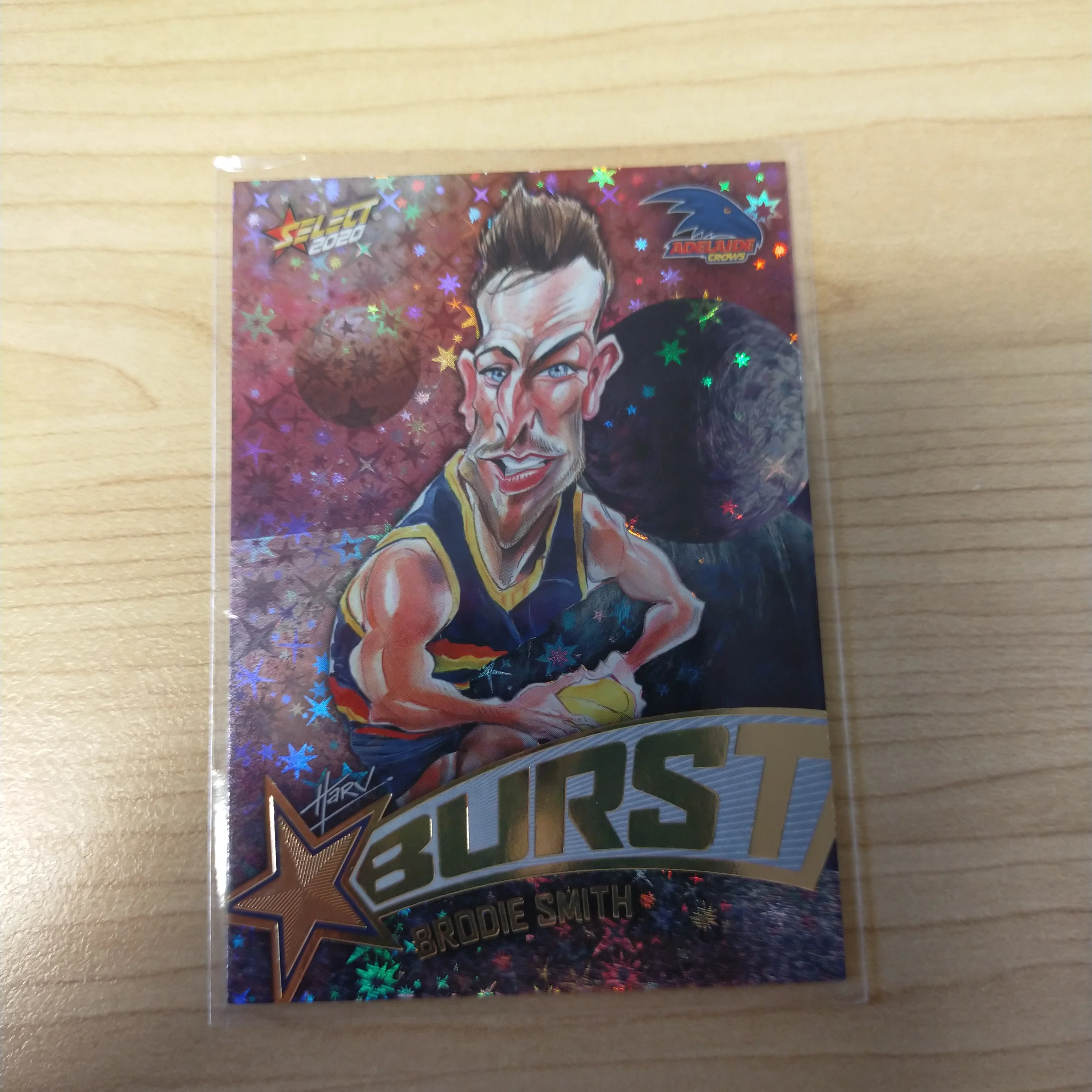 2020 Select Footy Stars Galactic Starburst Adelaide Brodie Smith No. 146/210