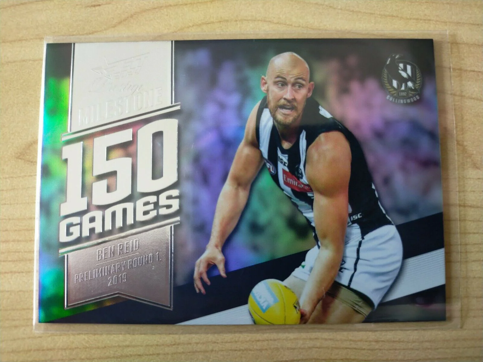 2020 Select Prestige Milestones Ben Reid Collingwood No. 009/200