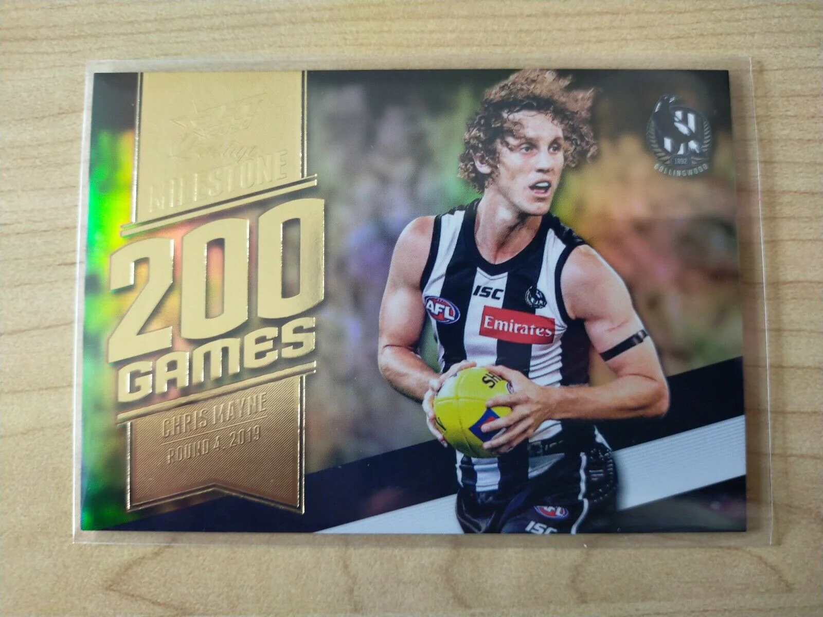 2020 Select Prestige Milestones Chris Mayne Collingwood No. 054/200
