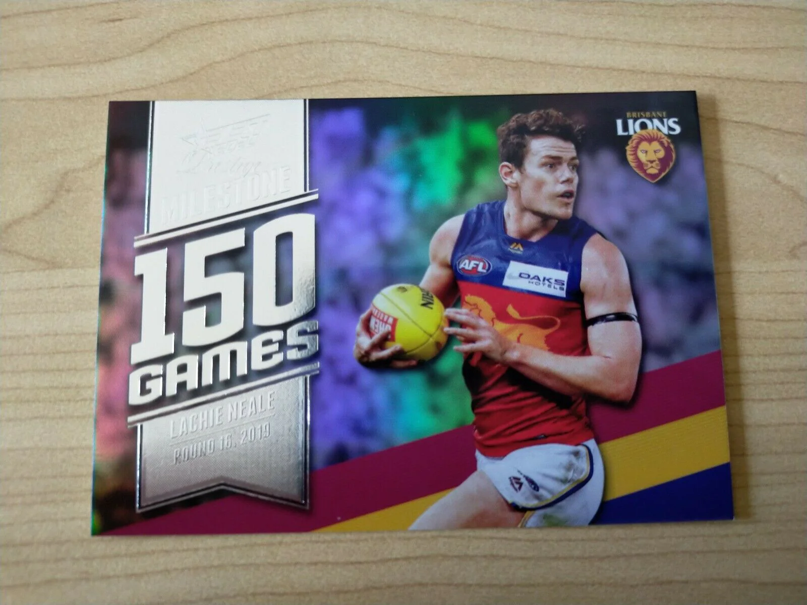 2020 Select Prestige Milestones Lachie Neale Brisbane No. 180/200
