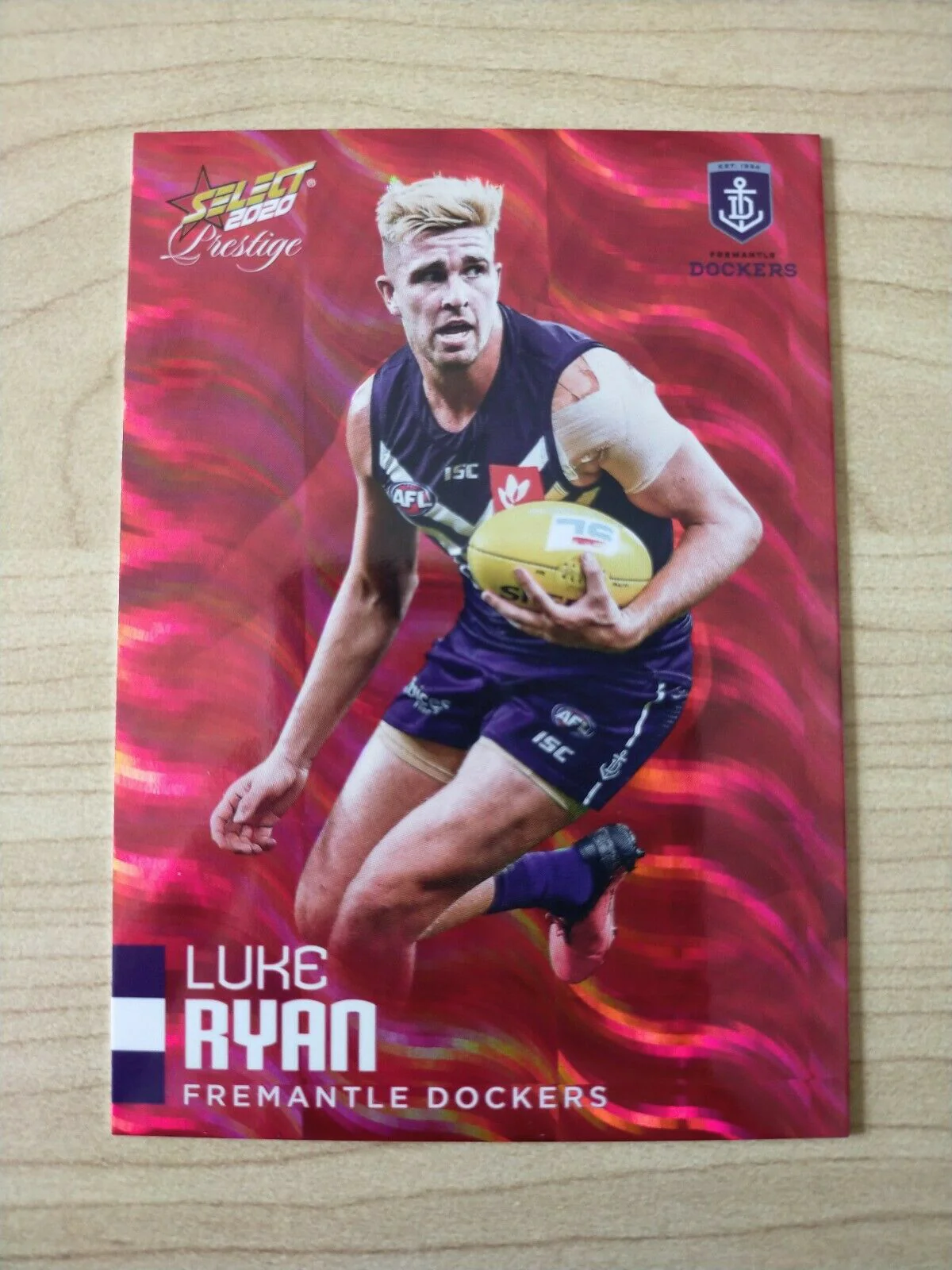 2020 Select Prestige Red Parallel Luke Ryan Fremantle No. 145/170