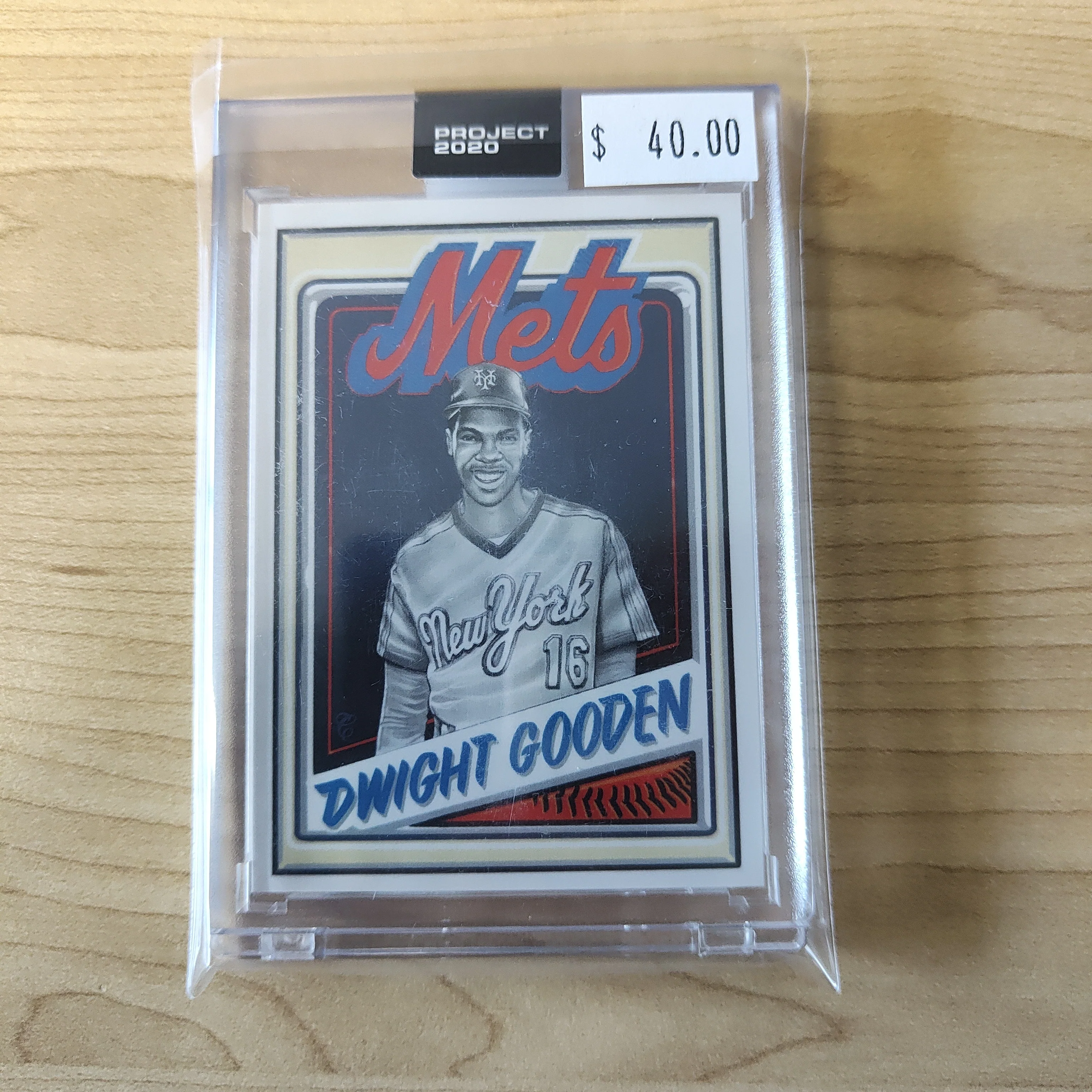 2020 Topps Project 2020 Dwight Gooden Card #65 Artist Mister Cartoon Baseball Card