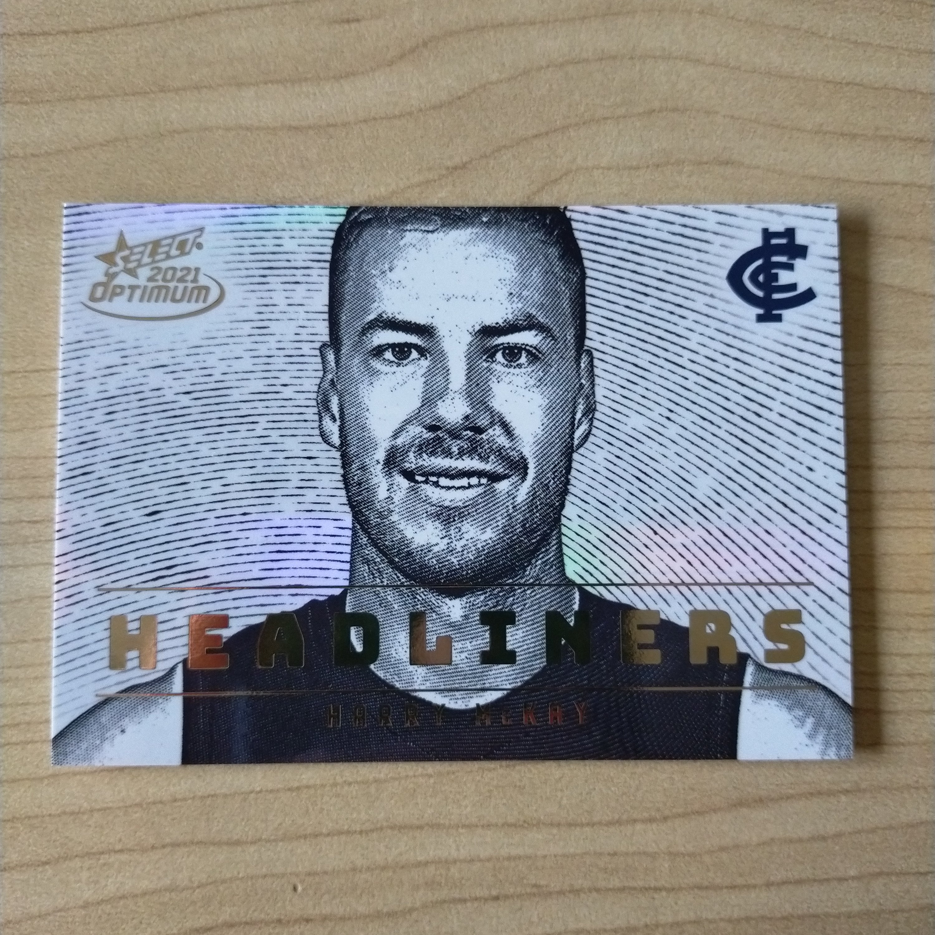 2021 AFL Select Optimum Headliners Harry McKay Carlton No.87/95