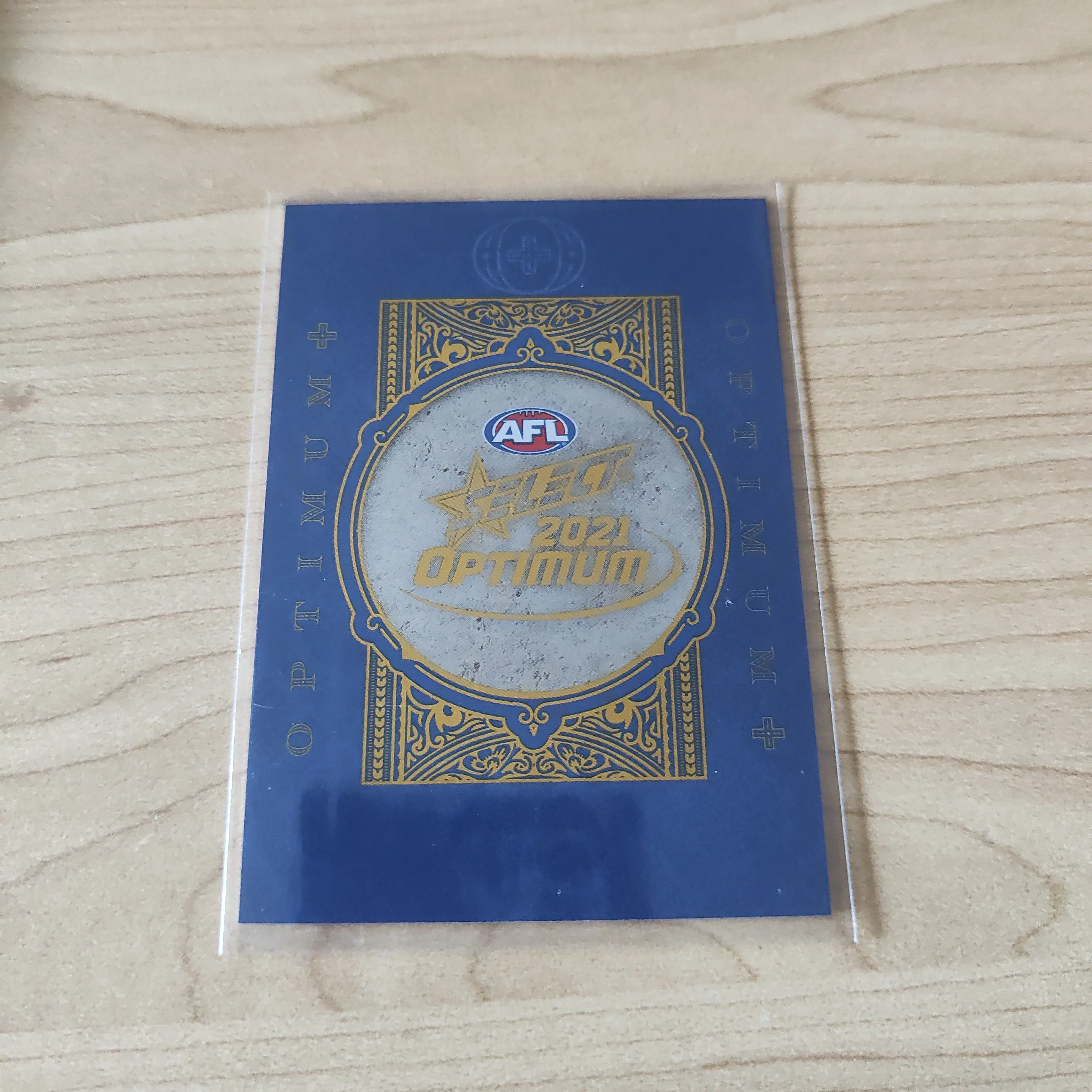 2021 AFL Optimum Plus Header Logo LOW NUMBER No.003/455