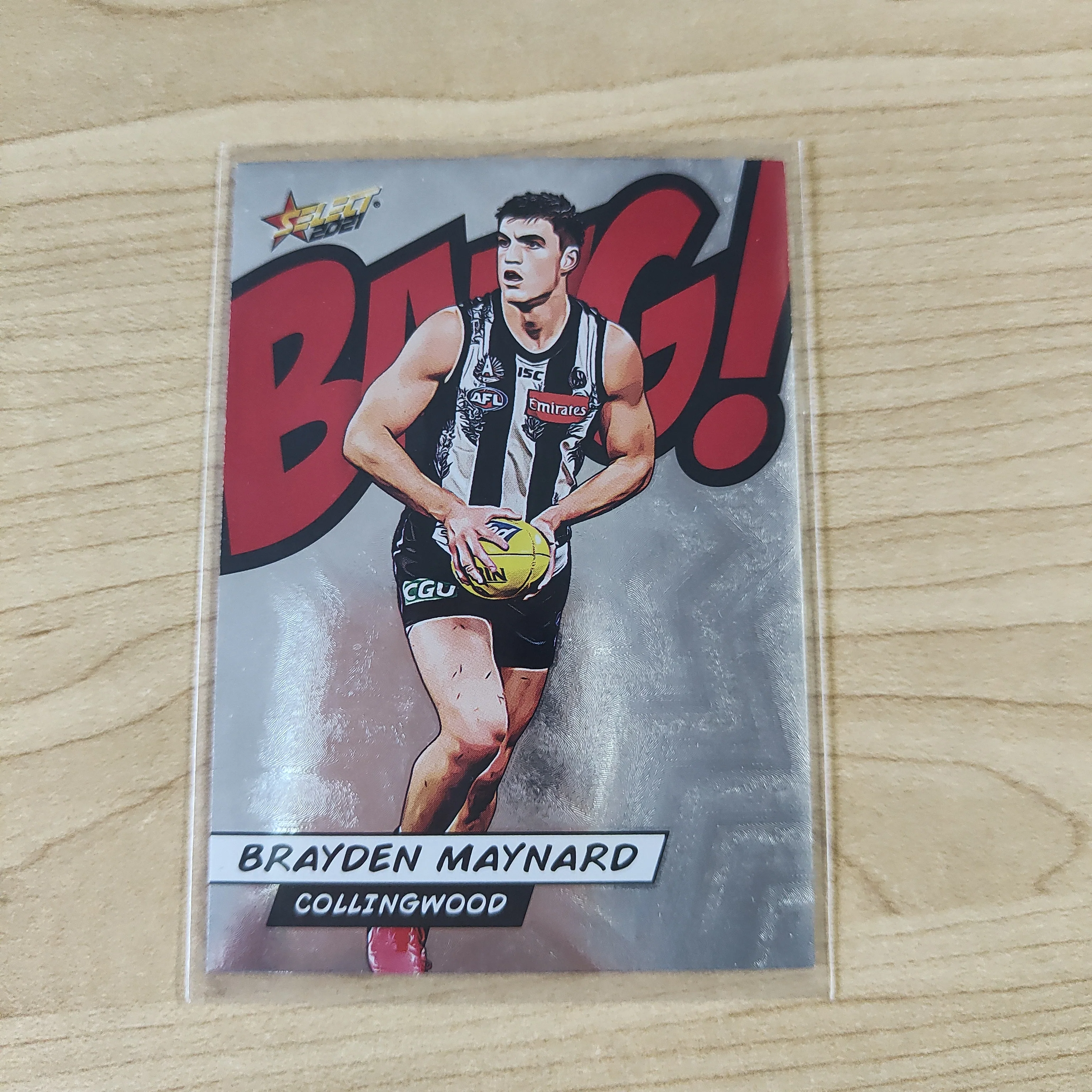 2021 AFL Select Bang Card Brayden Maynard Collingwood No.164/210