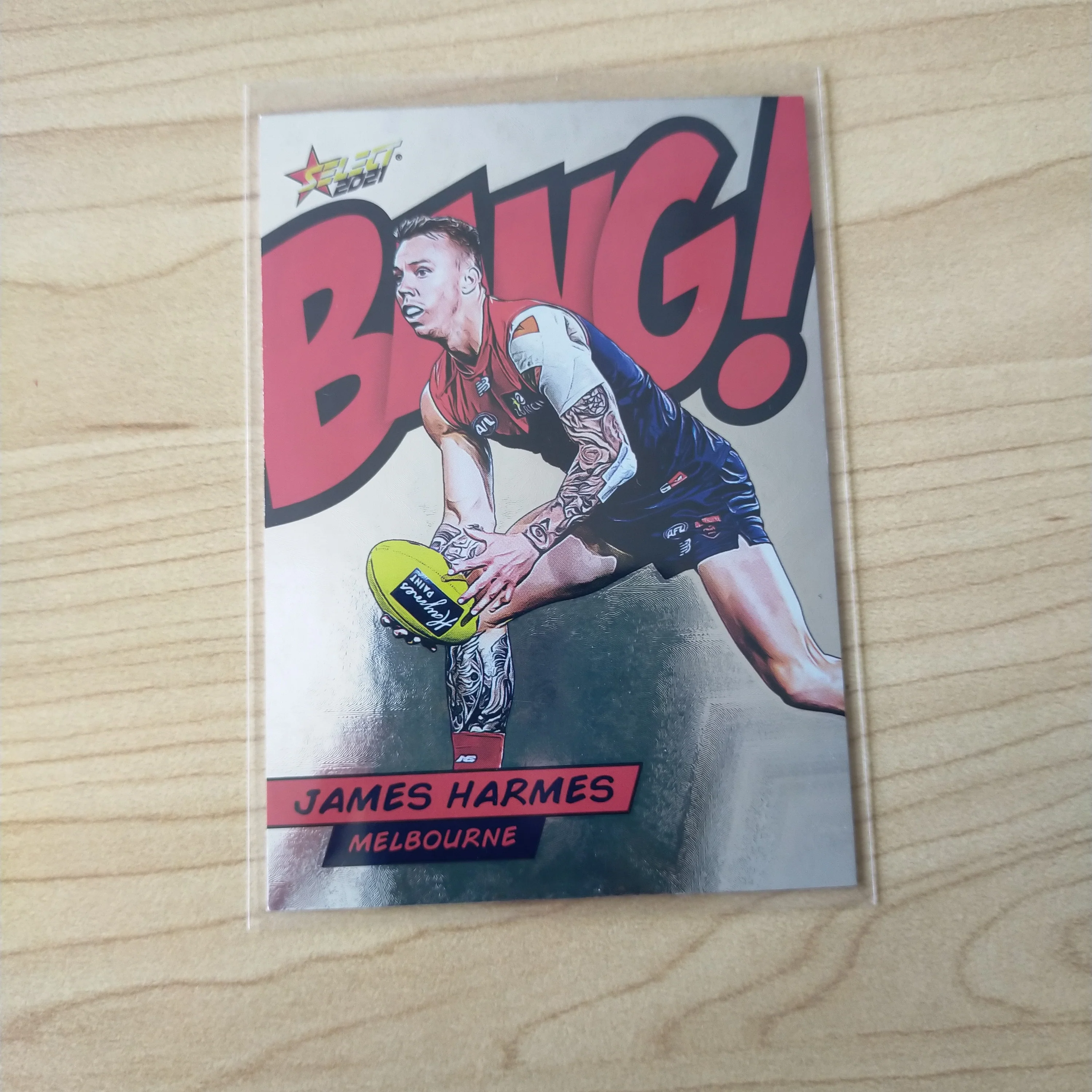 2021 AFL Select Footy Stars Bang Card James Harmes Melbourne No.098/210