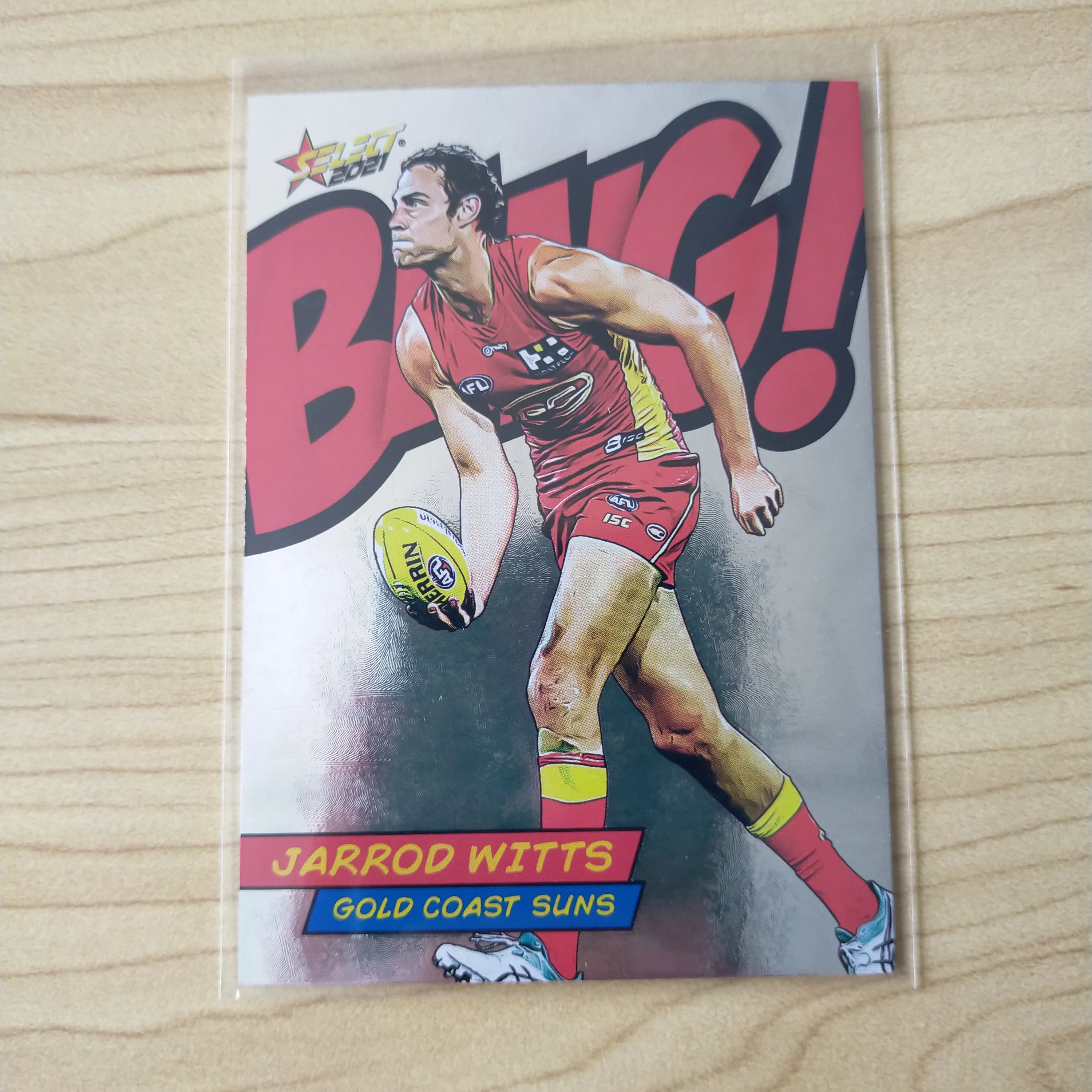 2021 AFL Select Footy Stars Bang Card Jarrod Witts GC Suns No.118/210