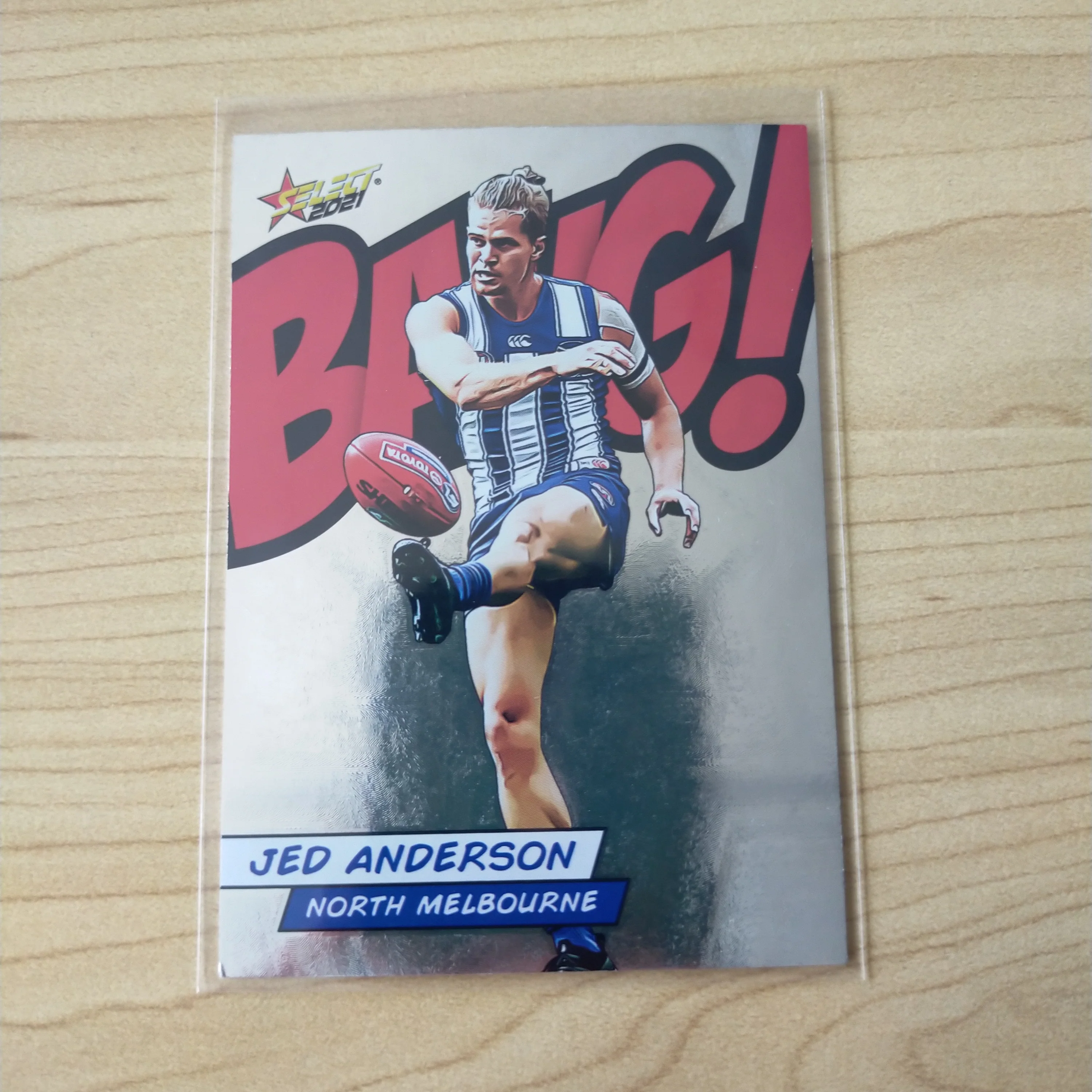 2021 AFL Select Footy Stars Bang Card Jed Anderson North Melbourne No.027/210