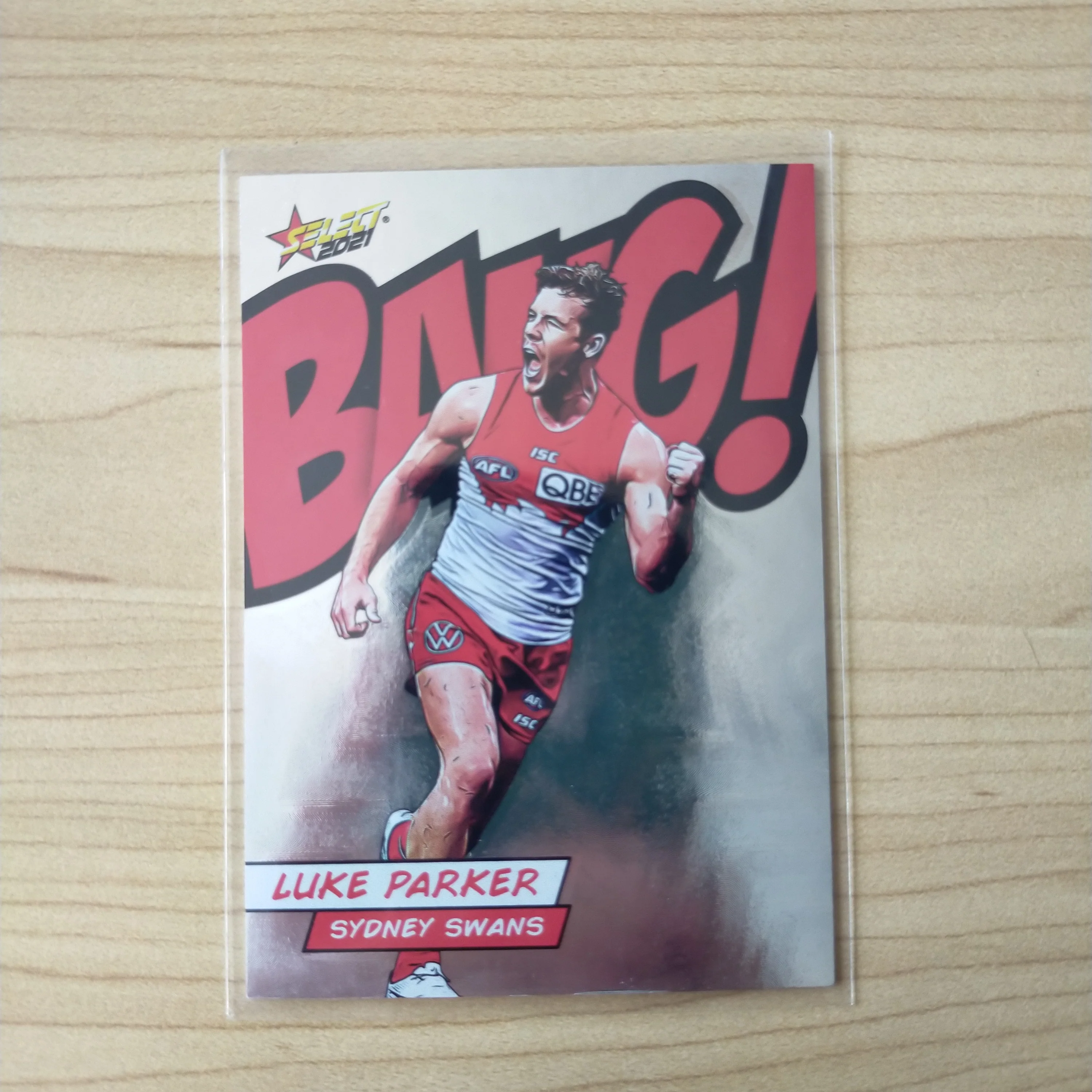 2021 AFL Select Footy Stars Bang Card Luke Parker Sydney No.047/210